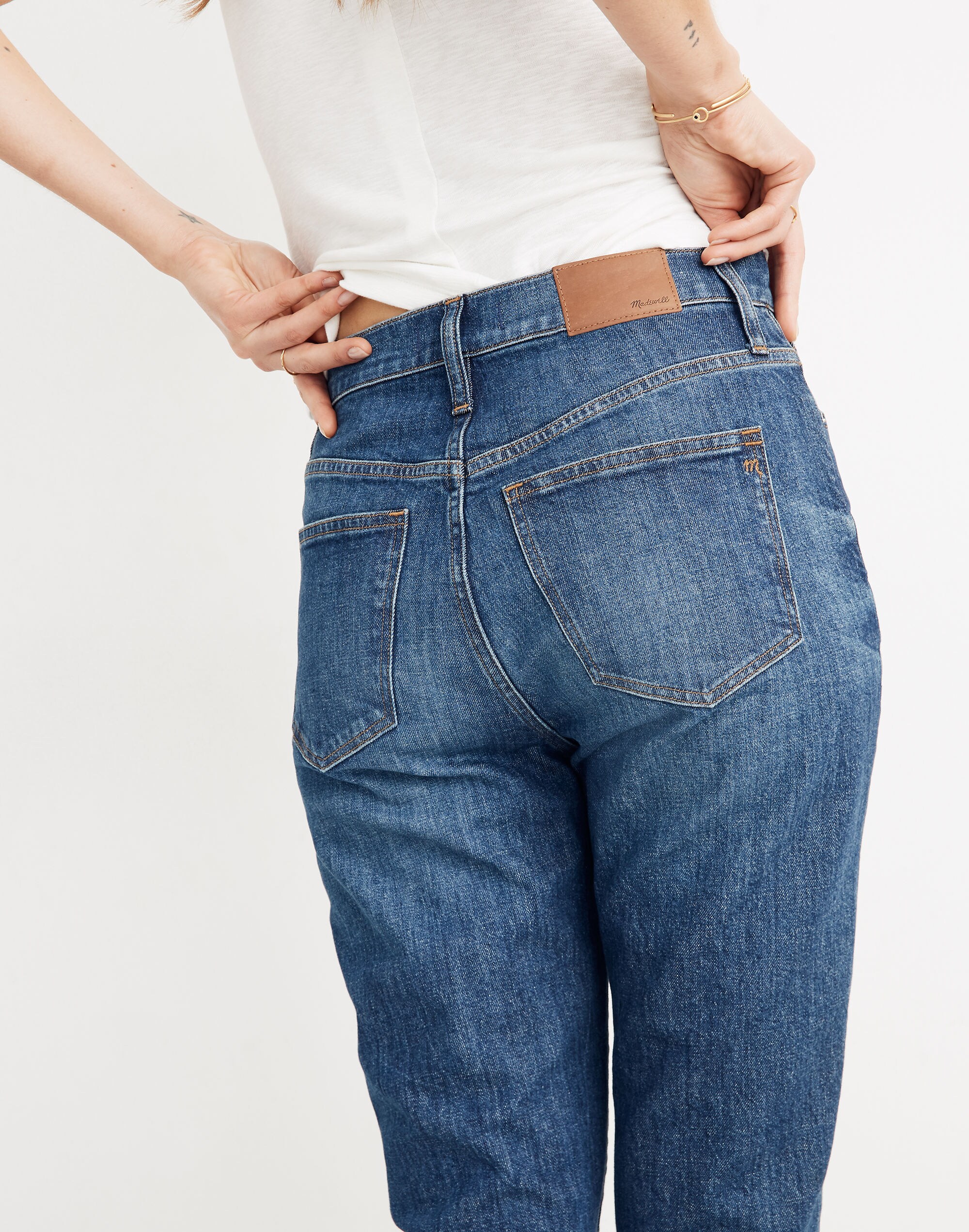 The Petite High-Rise Slim Boyjean: Eco Edition