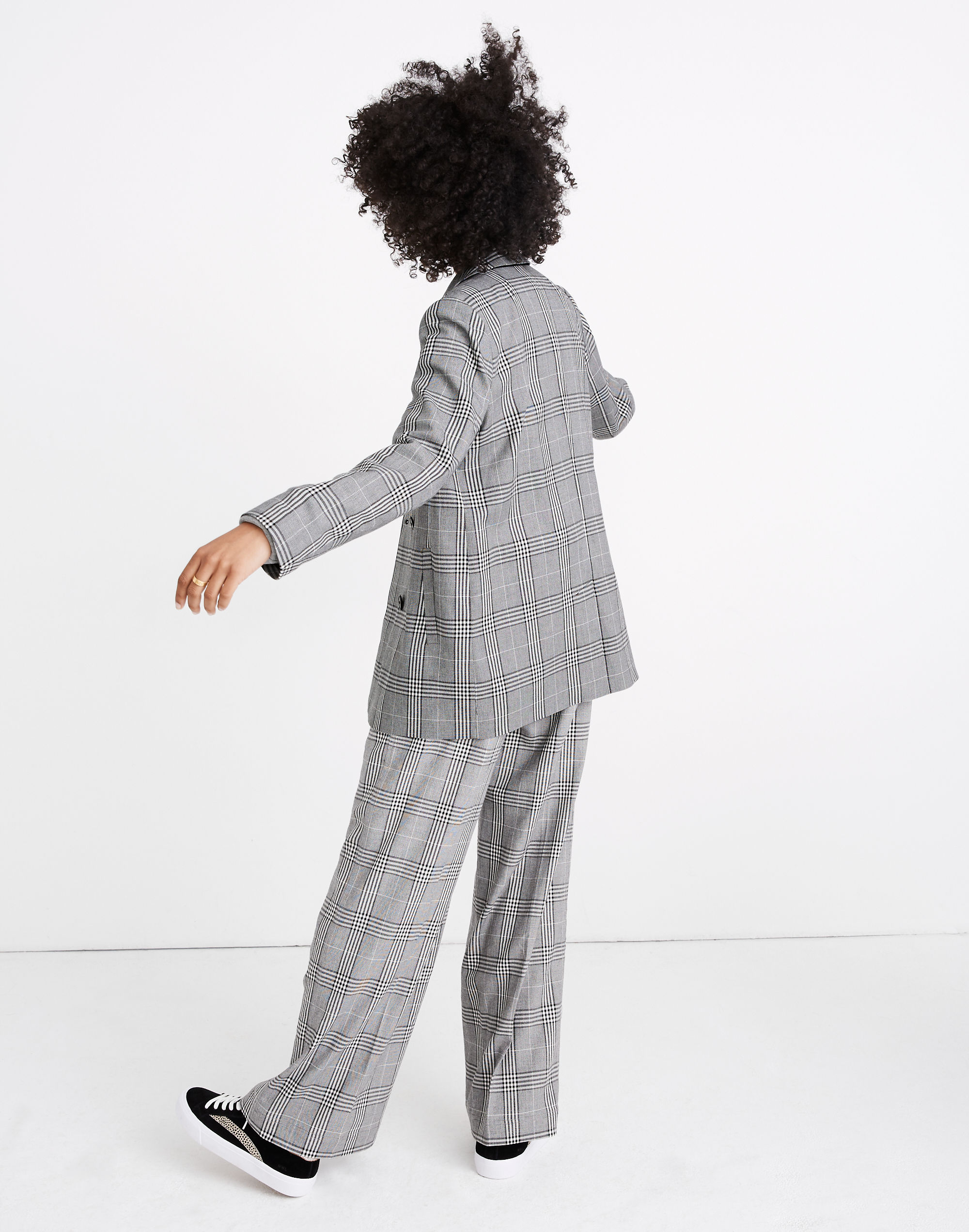 Caldwell Double-Breasted Blazer in Plaid