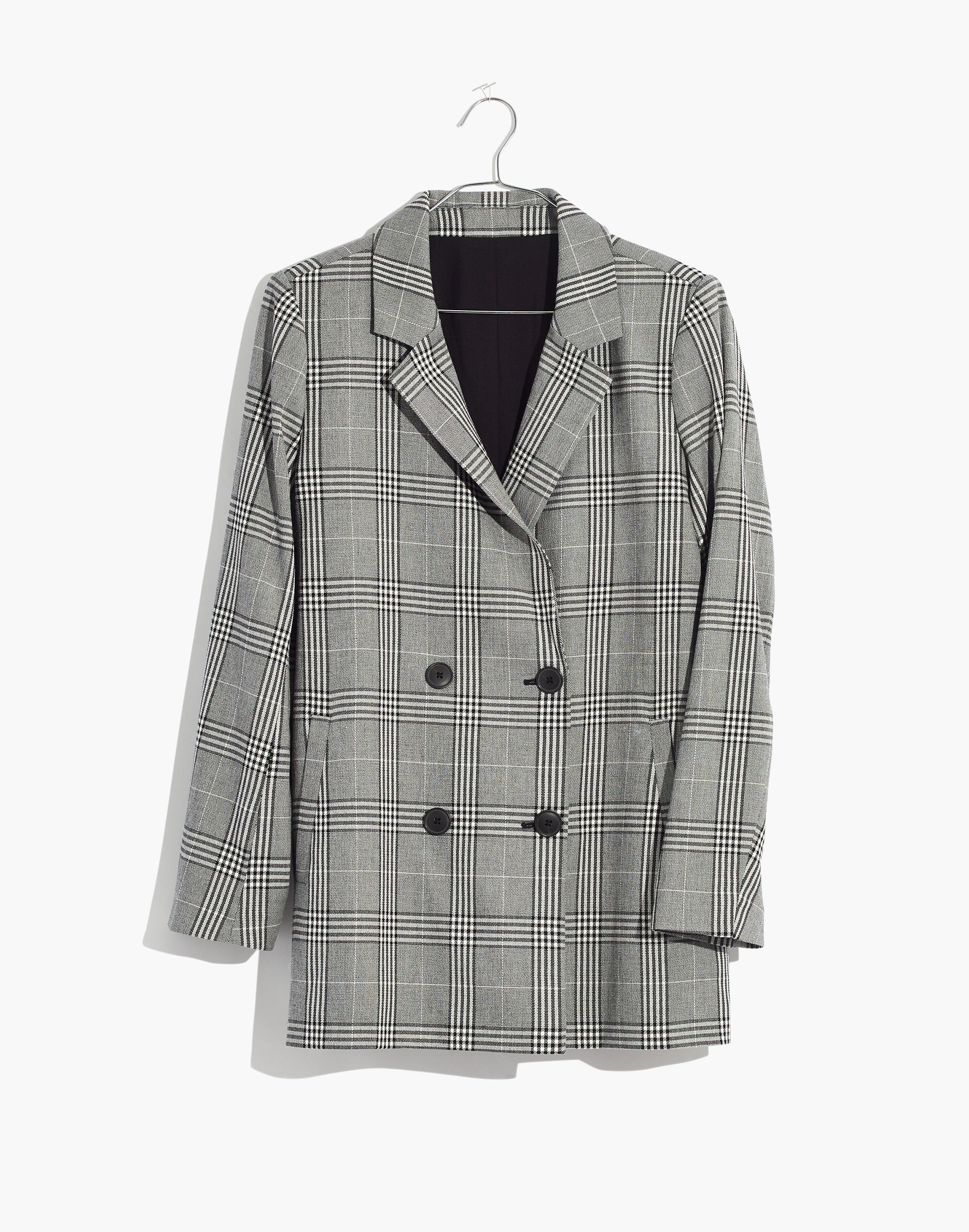 Caldwell Double-Breasted Blazer in Plaid