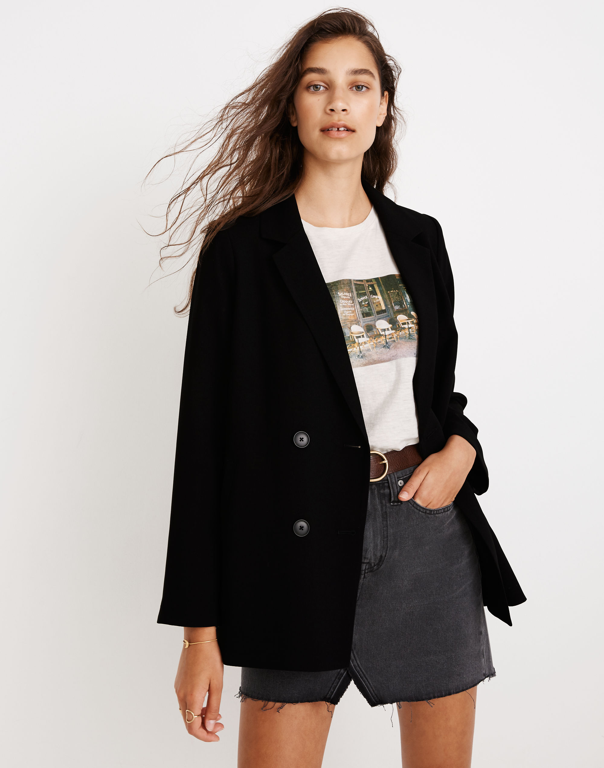 caldwell double-breasted blazer