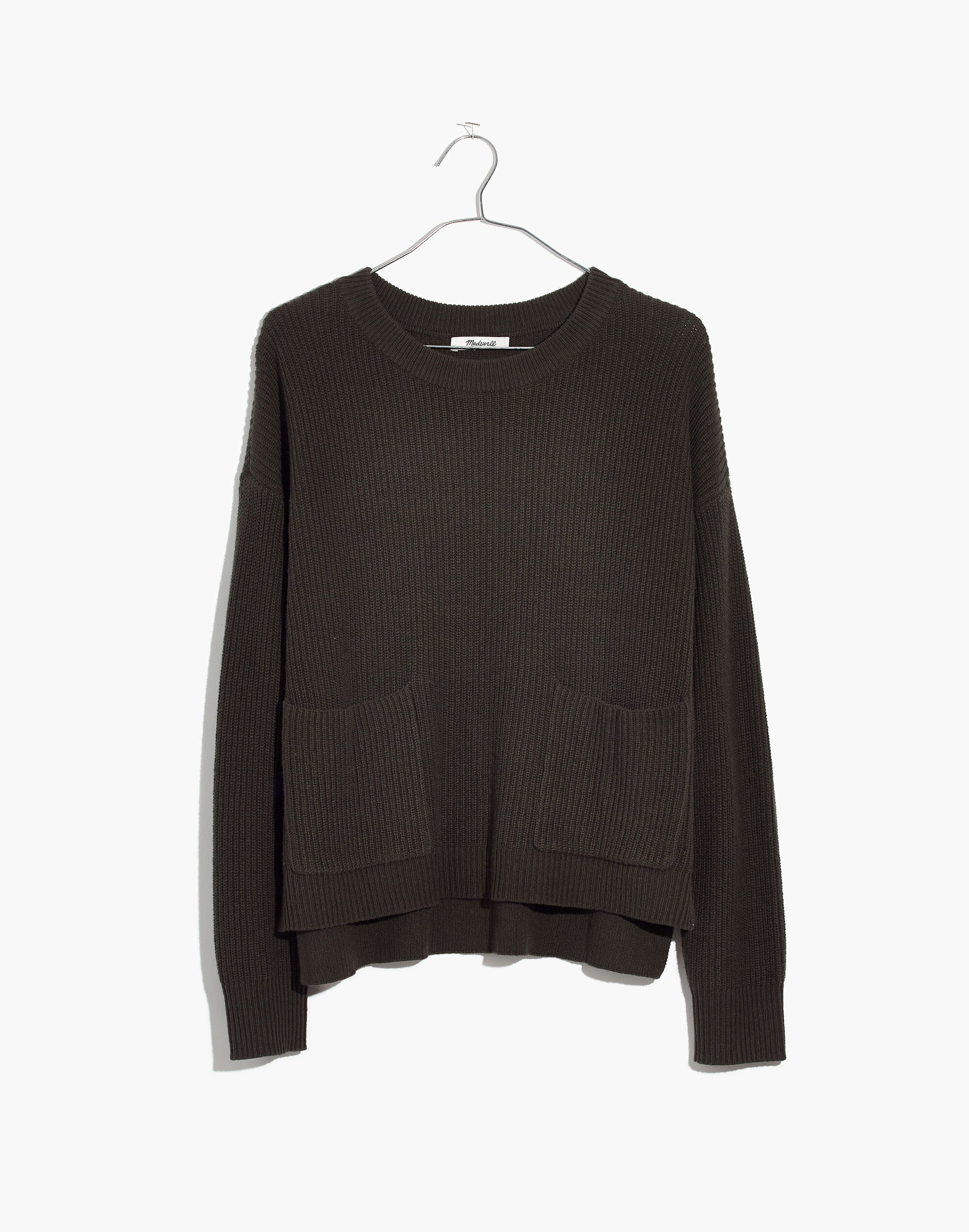 Patch Pocket Pullover Sweater