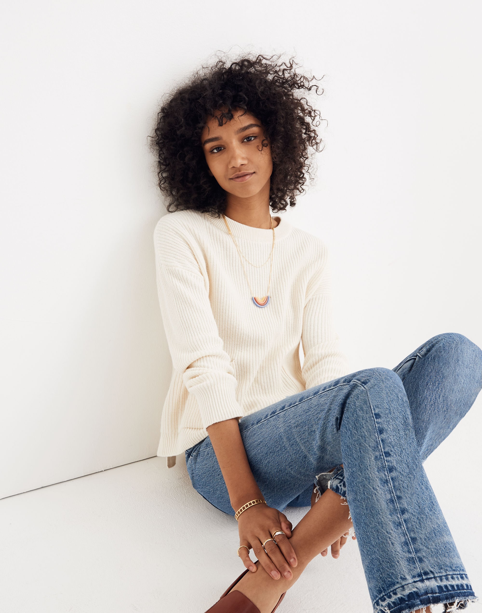 Patch Pocket Pullover Sweater