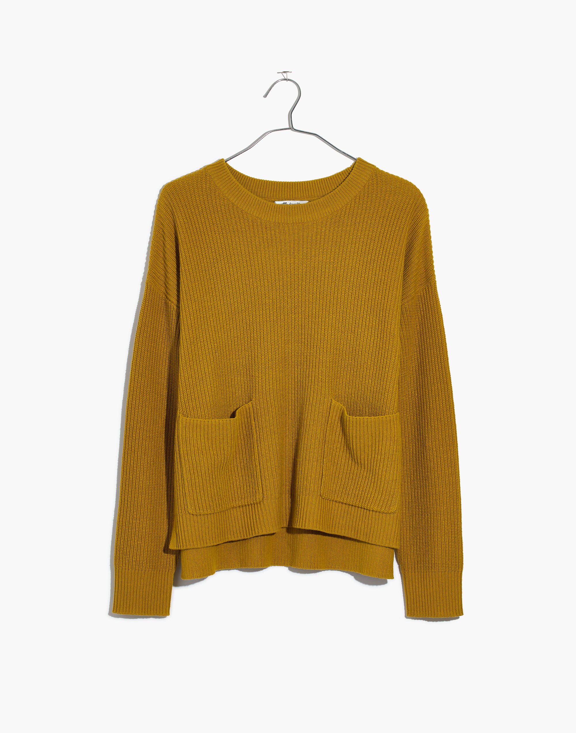 Patch Pocket Pullover Sweater