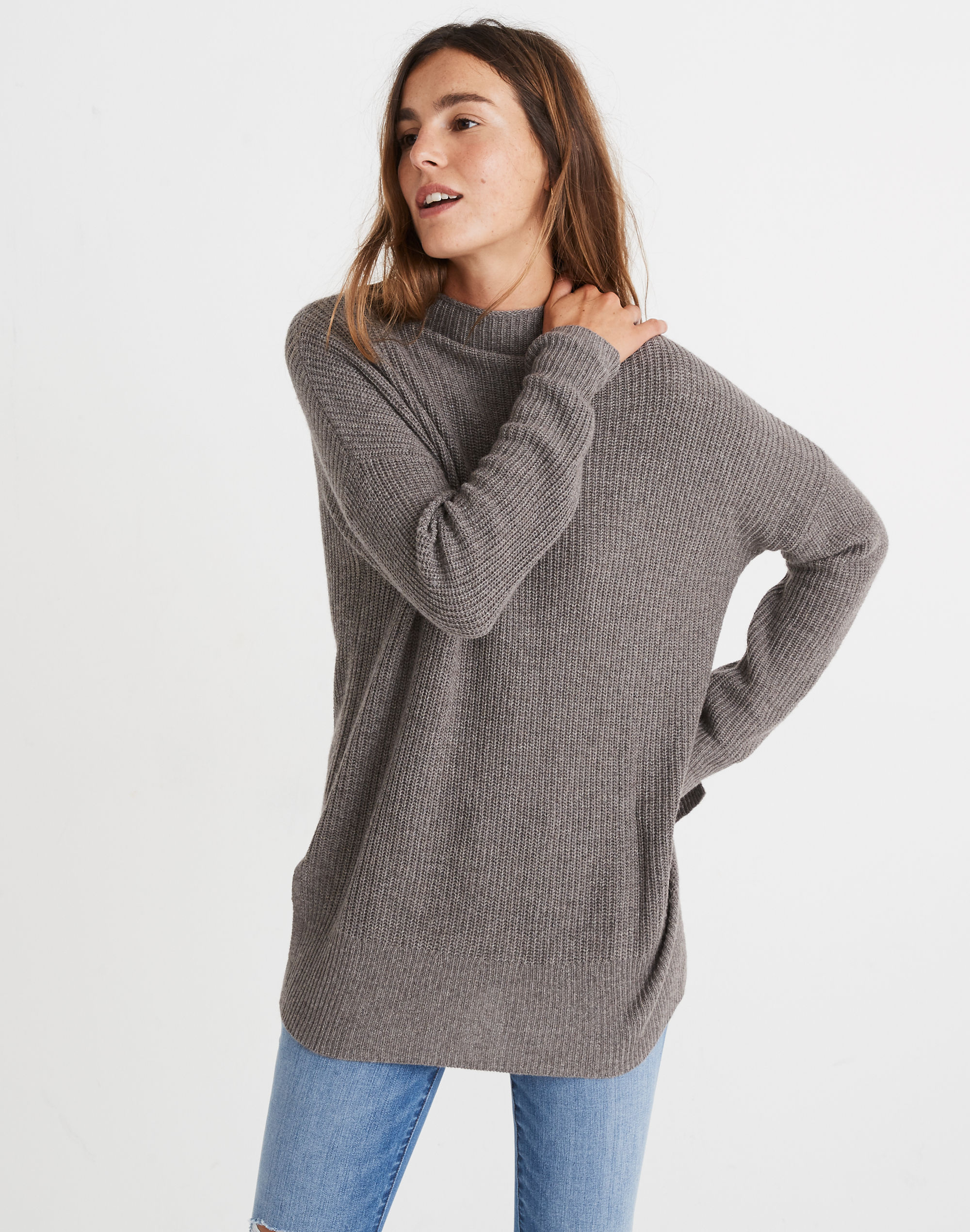 Mockneck Sweater Tunic