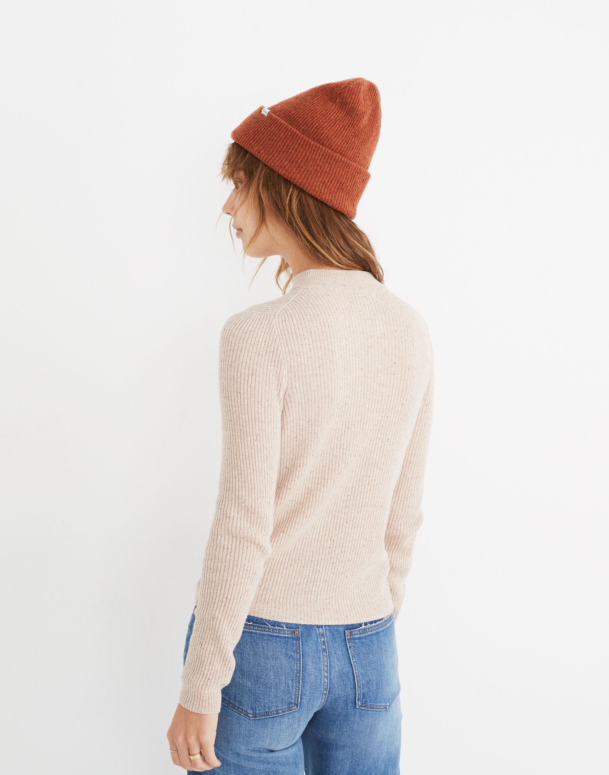 Mockneck Pullover Sweater