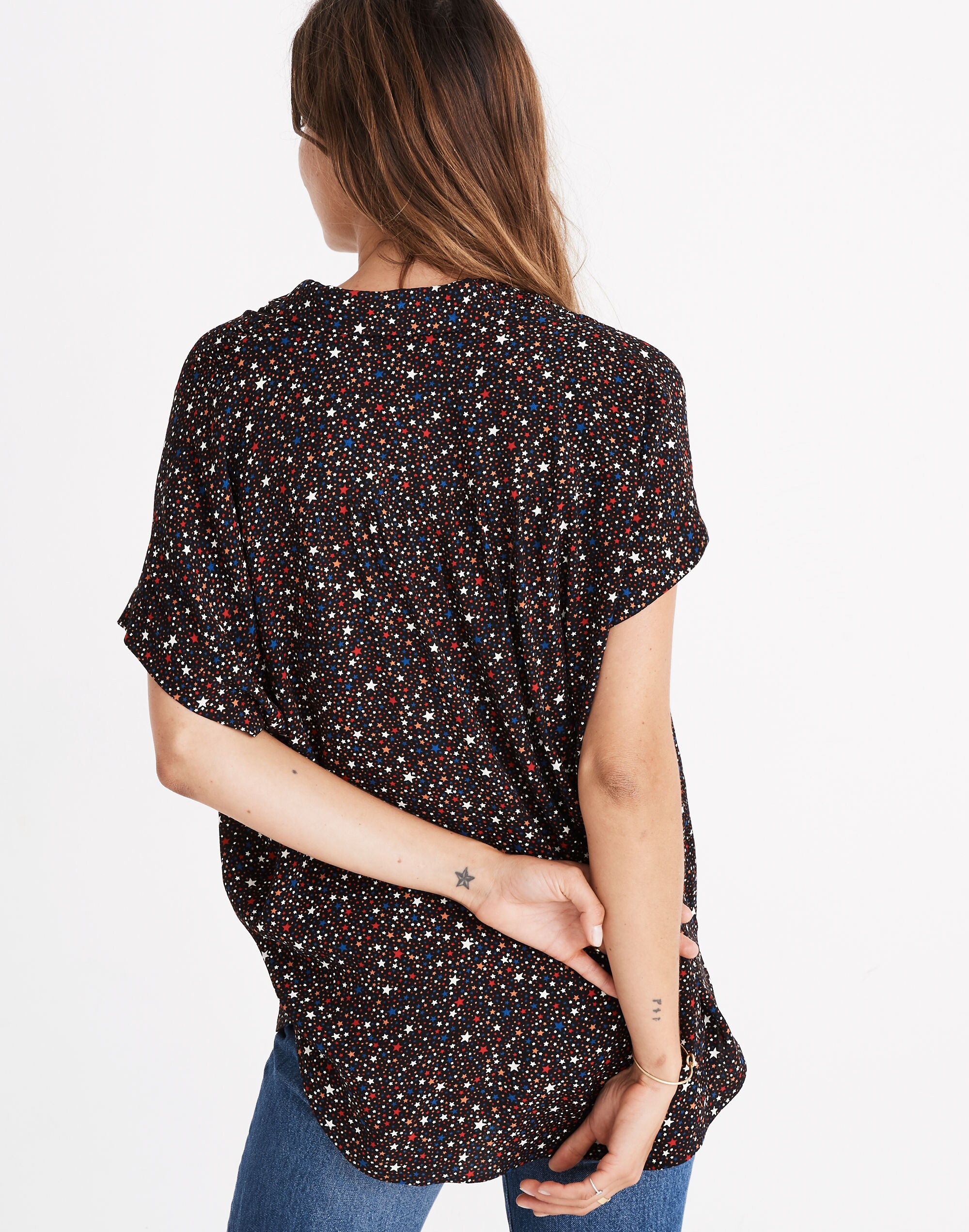 Central Drapey Shirt in Starry Night
