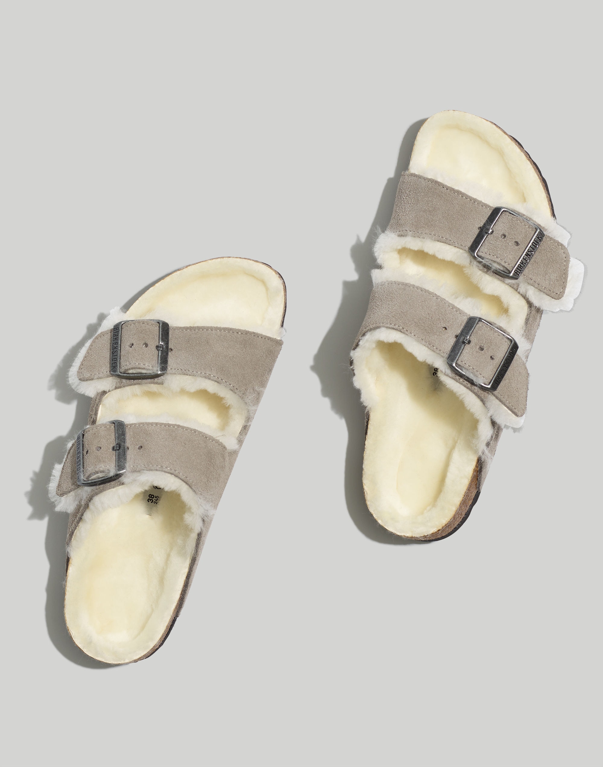 Birkenstock&reg; Suede Arizona Sandals in Shearling