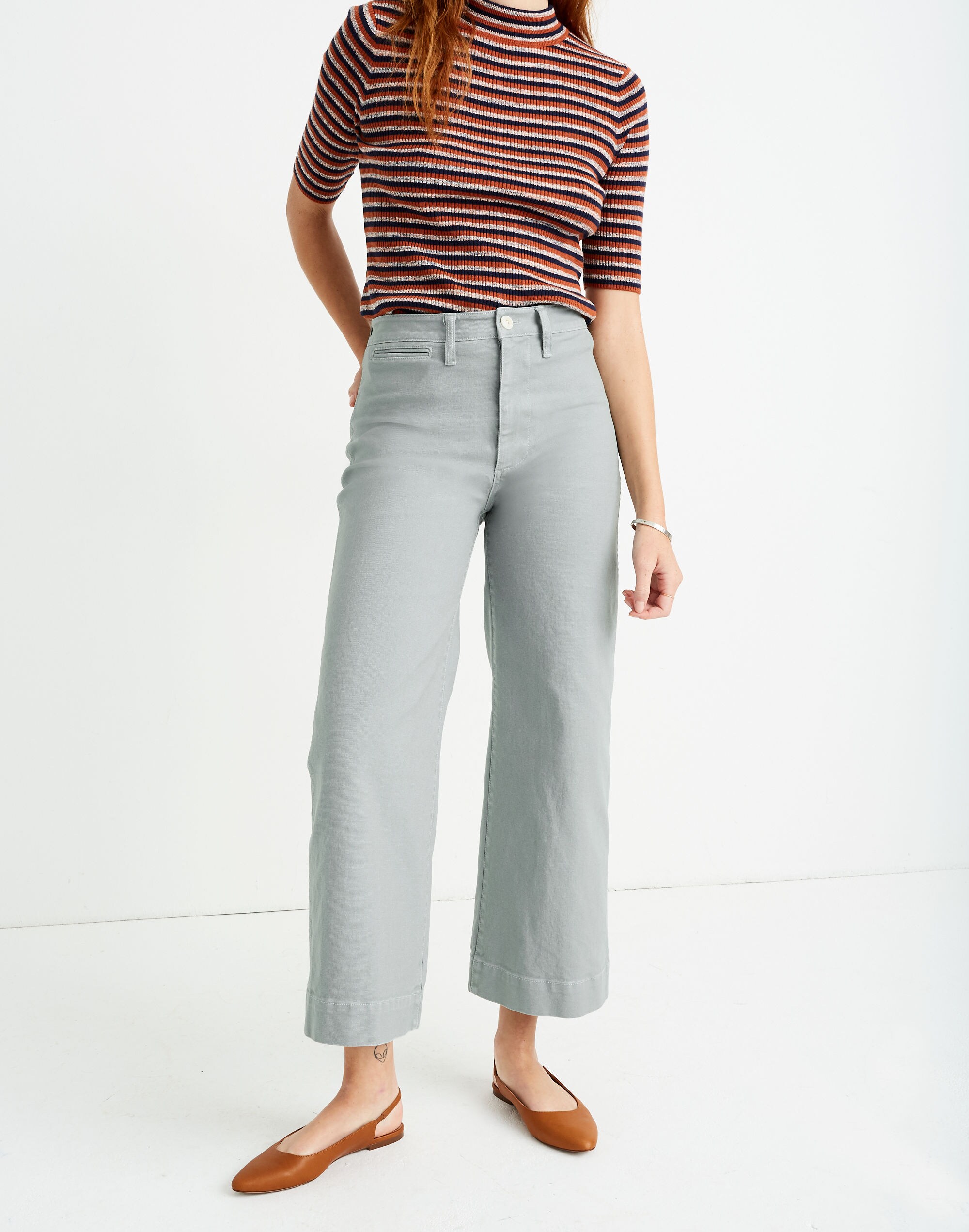 Emmett Wide-Leg Crop Pants