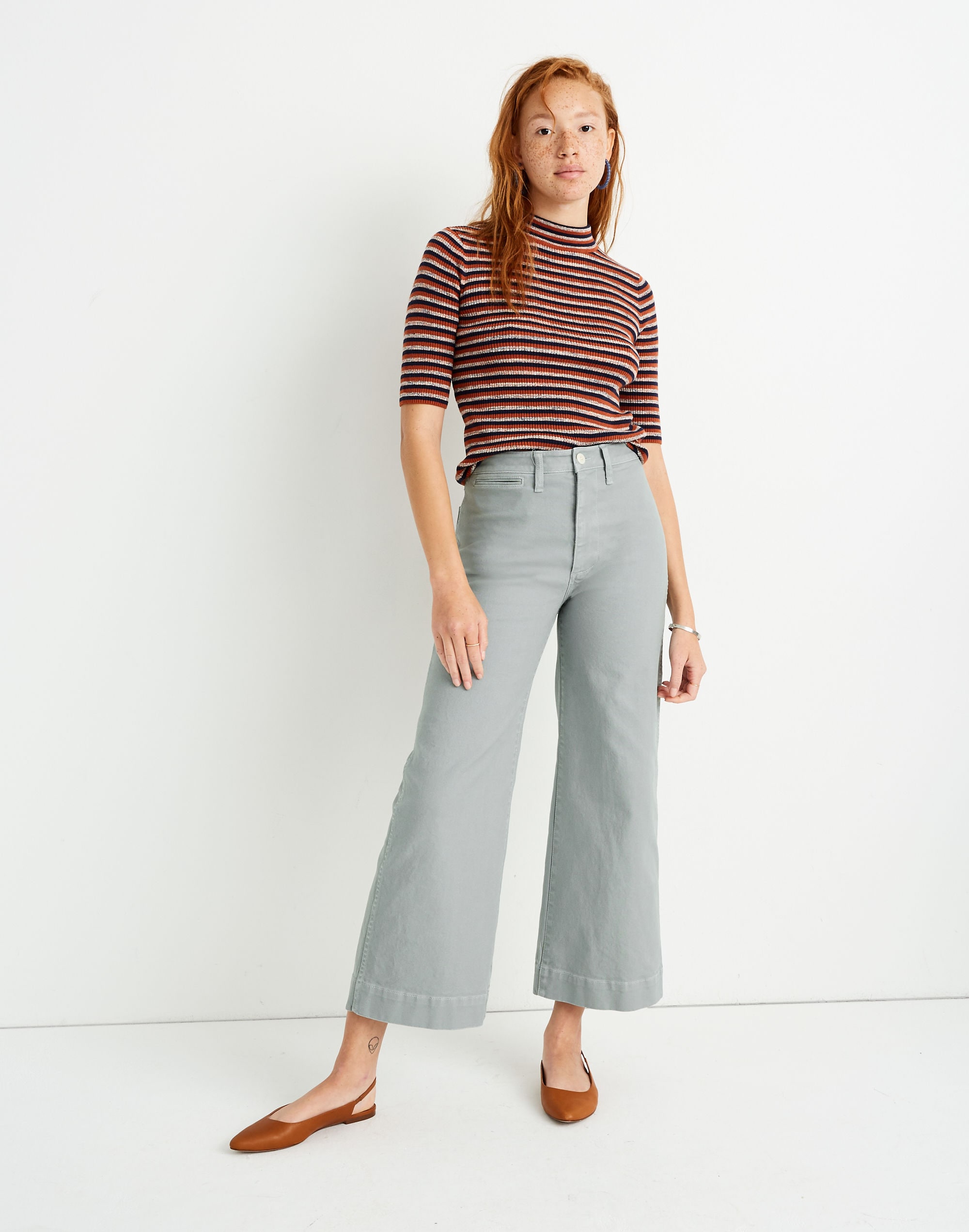 Emmett Wide-Leg Crop Pants