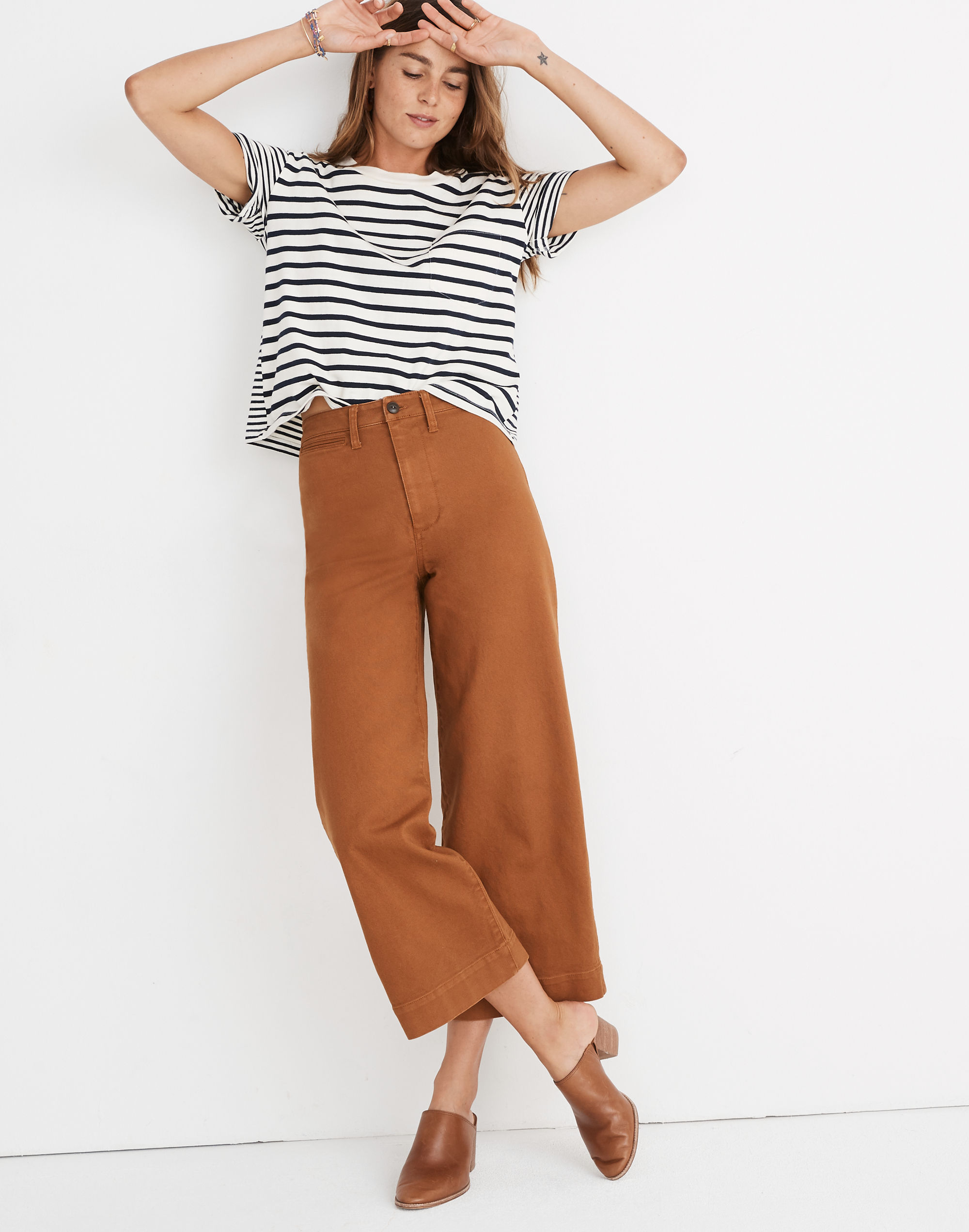Emmett Wide-Leg Crop Pants