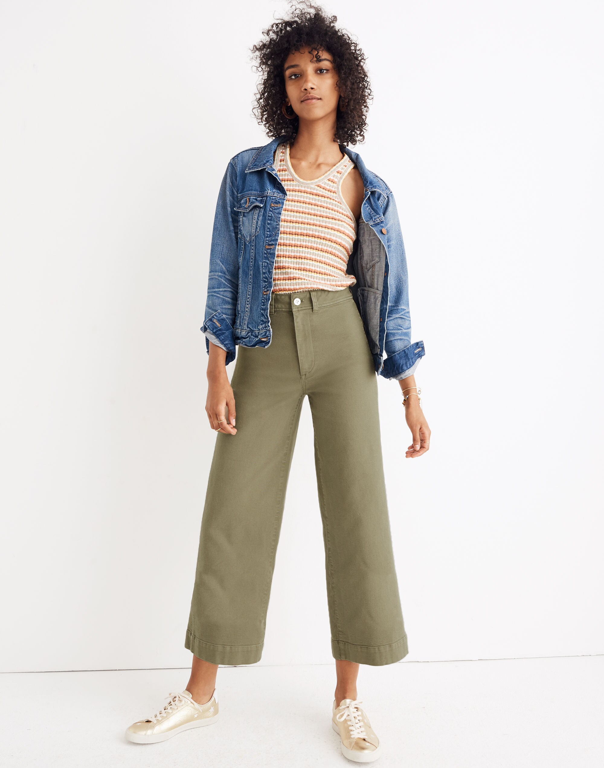 Emmett Wide-Leg Crop Pants