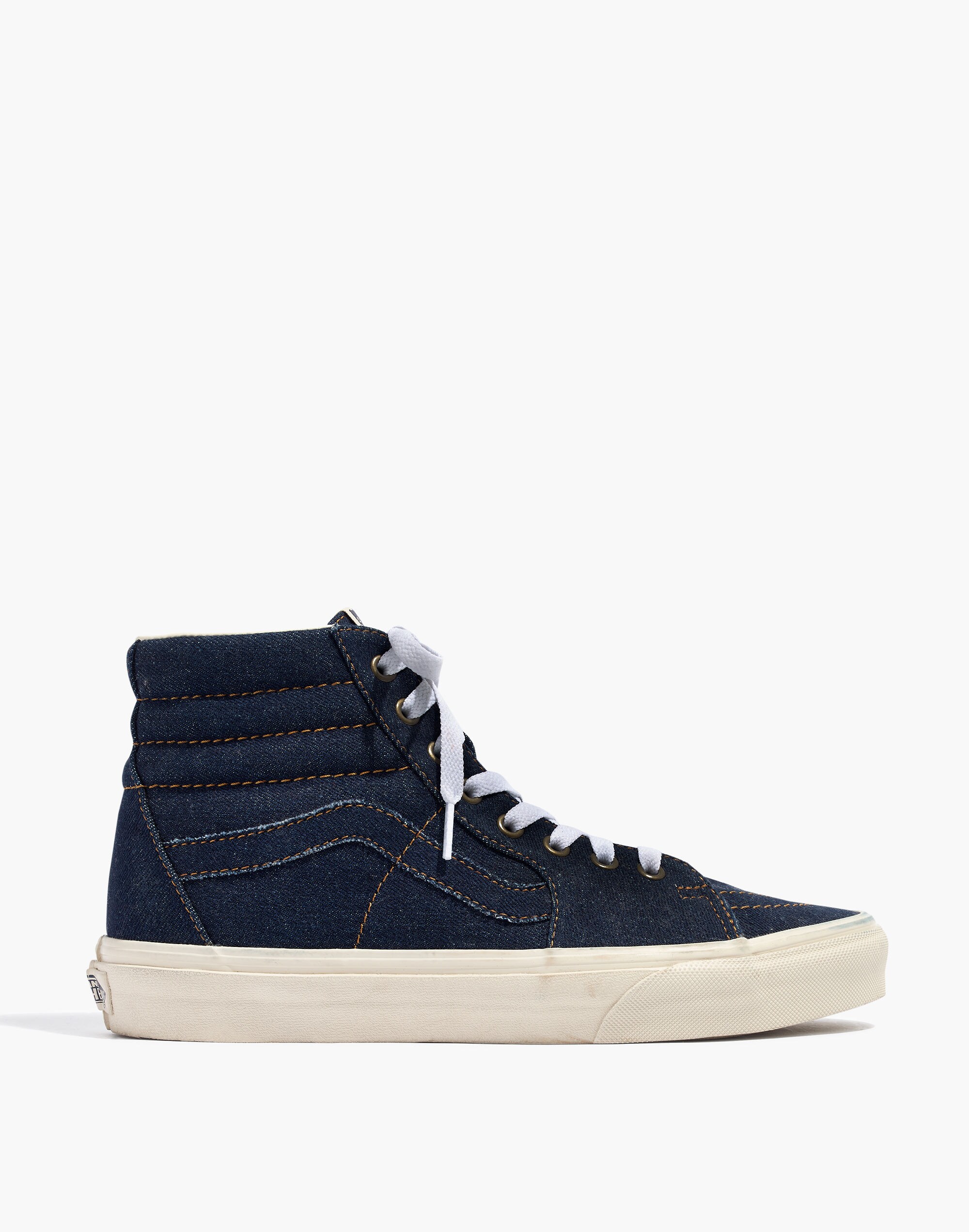Madewell x Vans&reg; Unisex Sk8-Hi High-Top Sneakers in Dark Denim