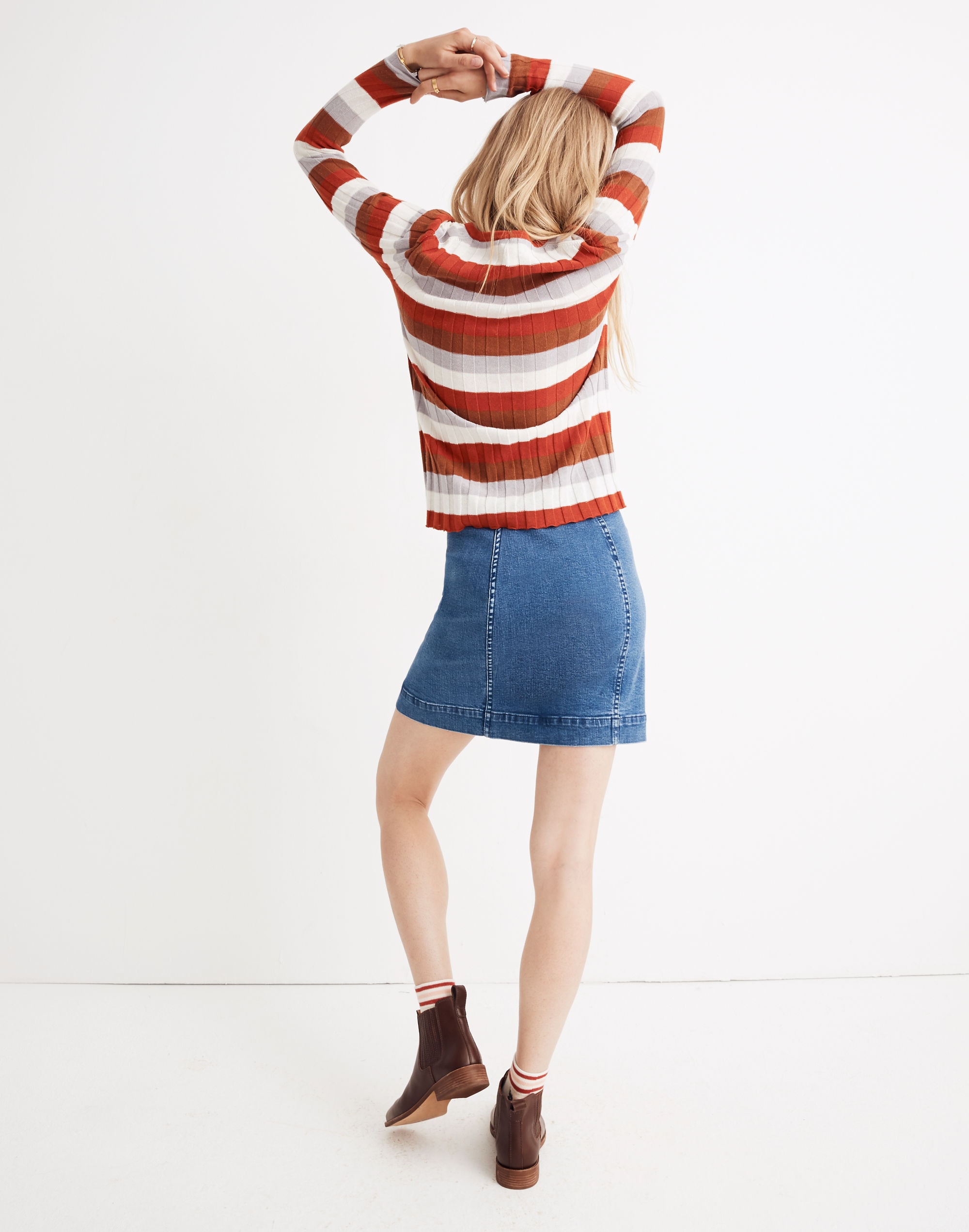 Clarkwell Pullover Sweater in Stripe