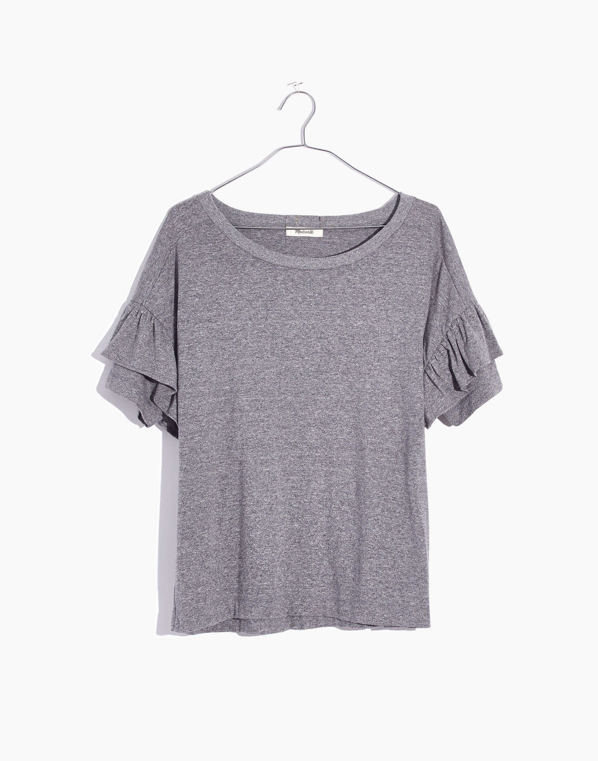 Ruffle-Sleeve Tee