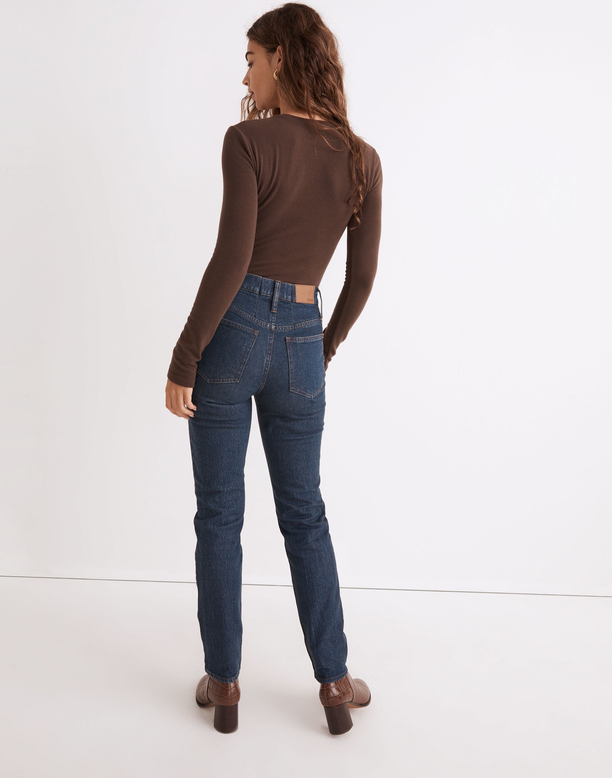 Crewneck Thong Bodysuit