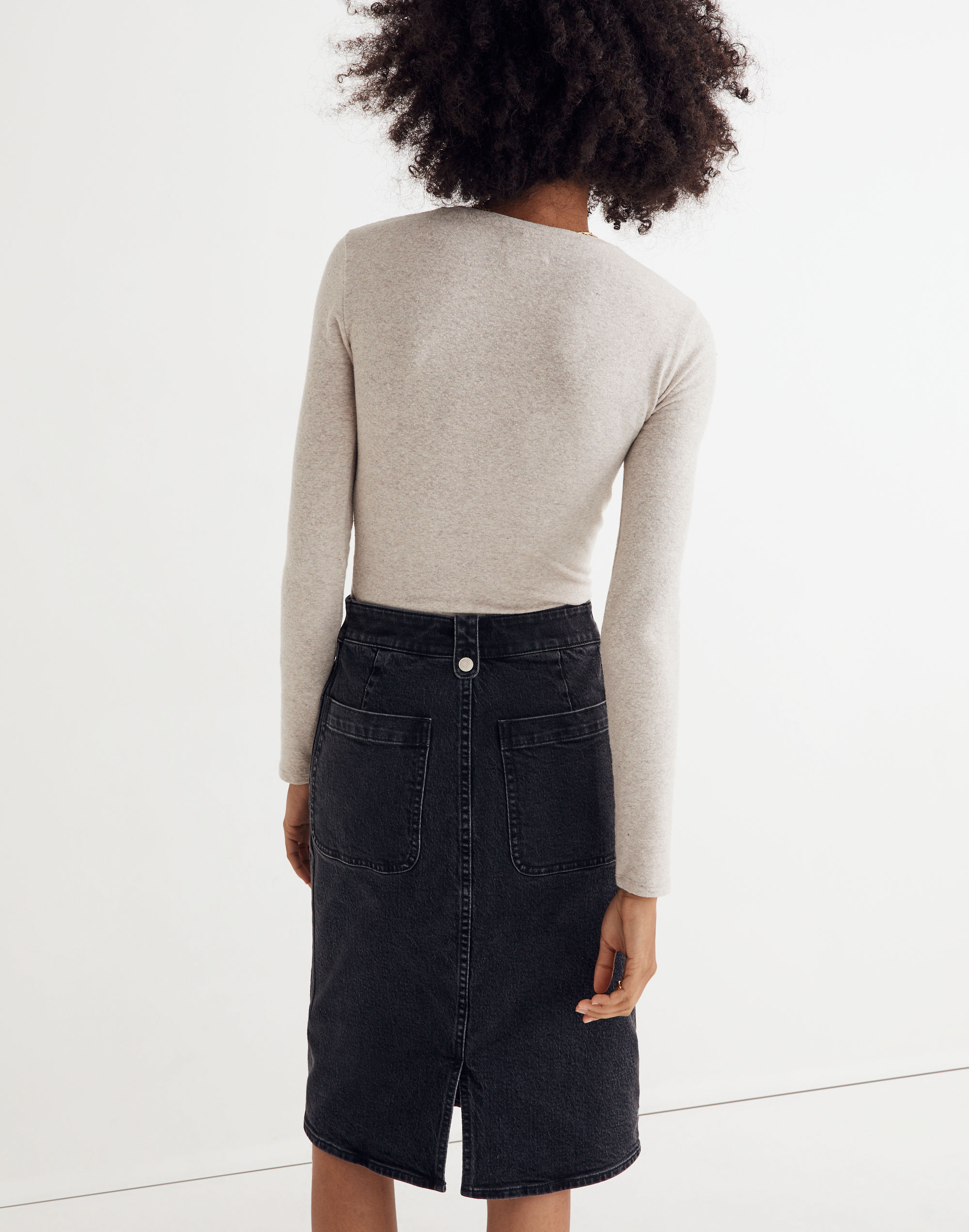 Crewneck Thong Bodysuit