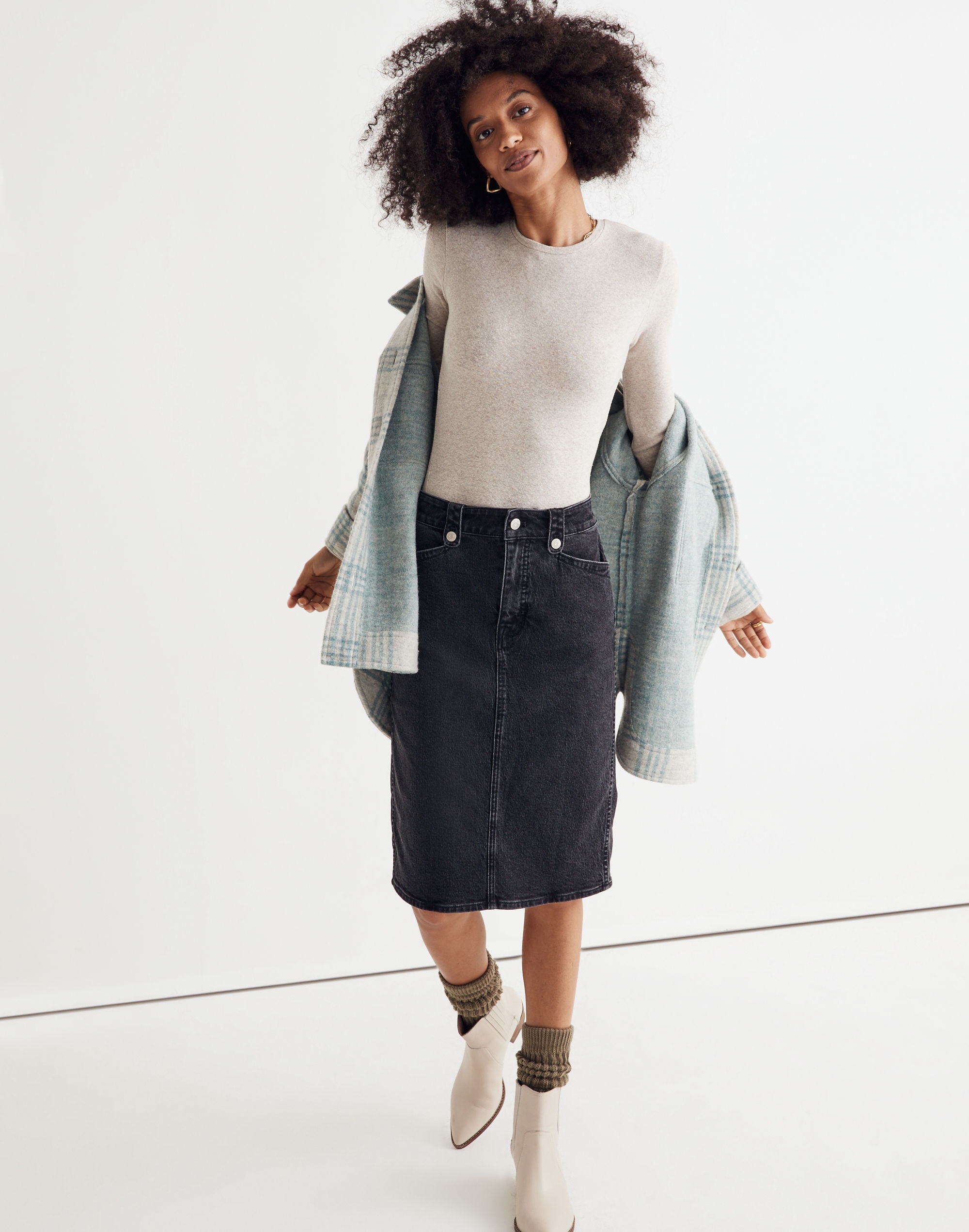 Crewneck Thong Bodysuit