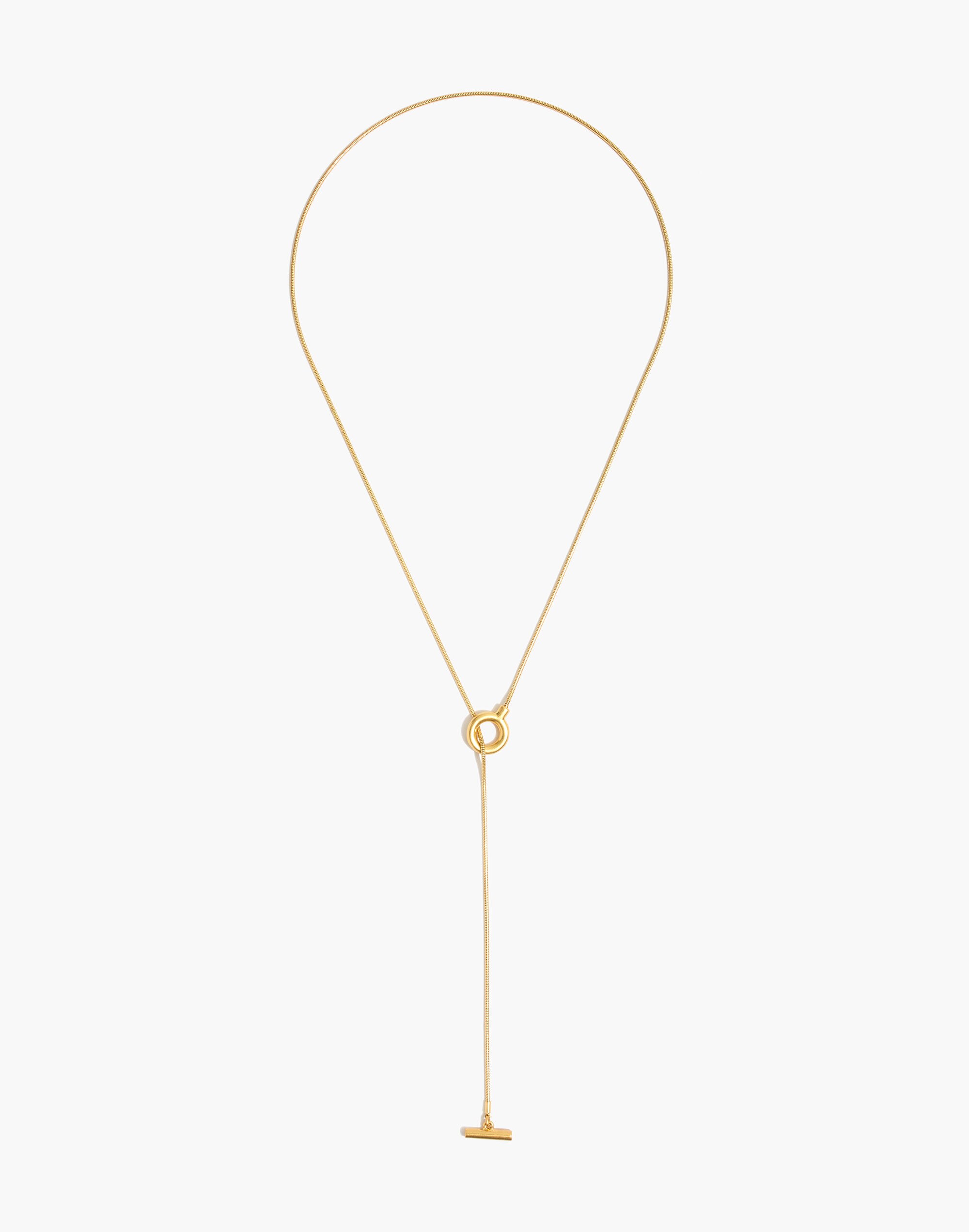 Toggle Lariat Necklace