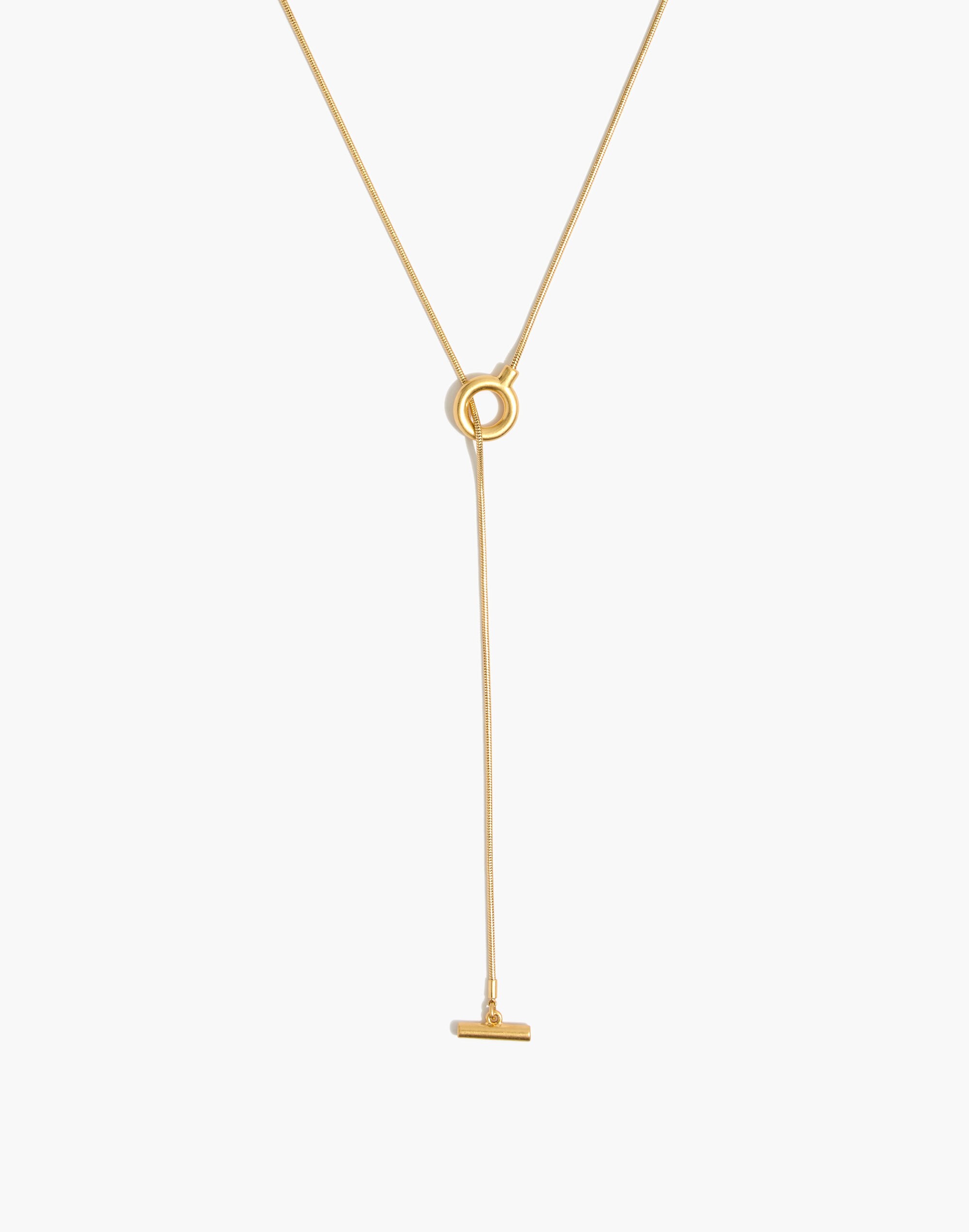 Toggle Lariat Necklace