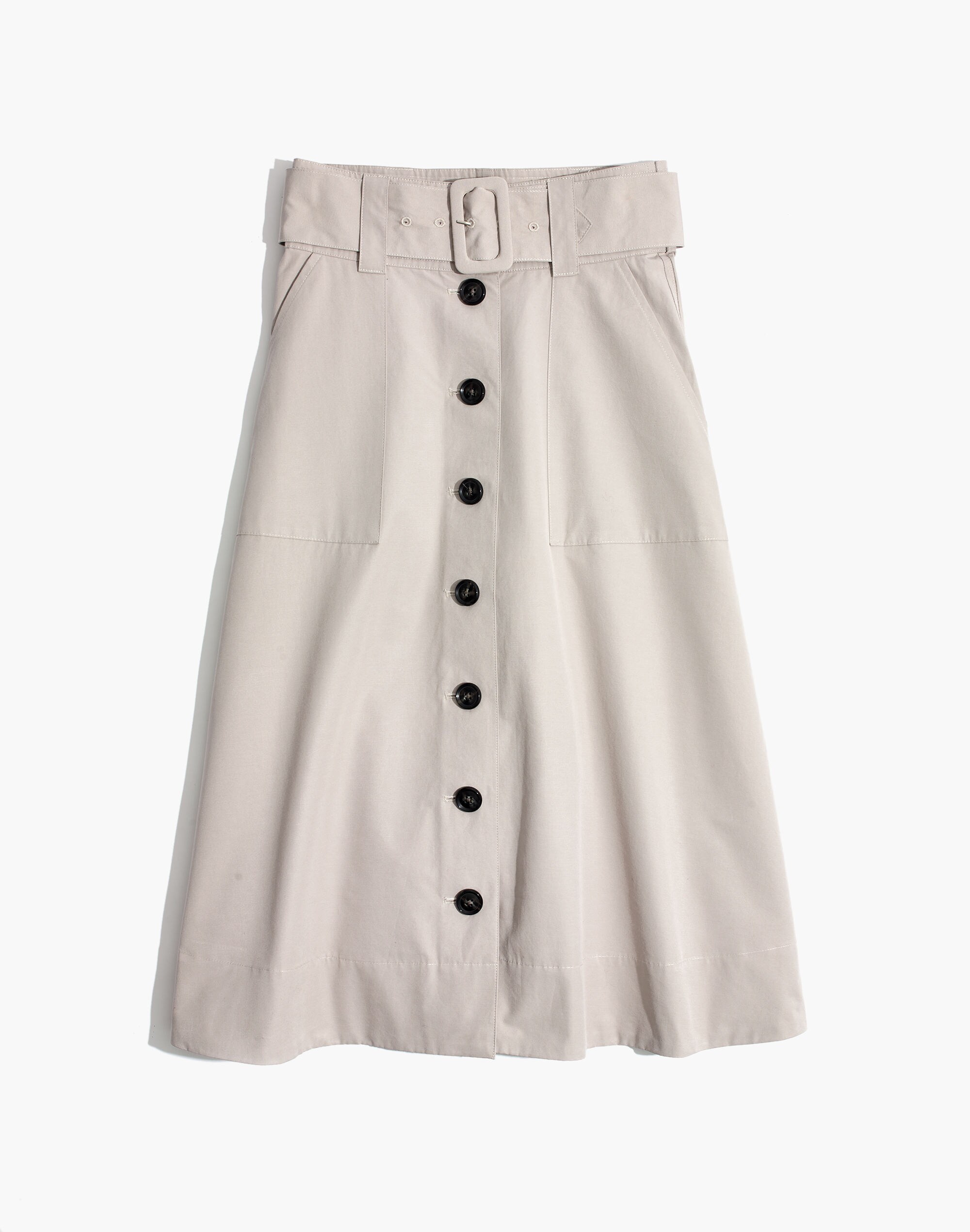 Trench Circle Skirt