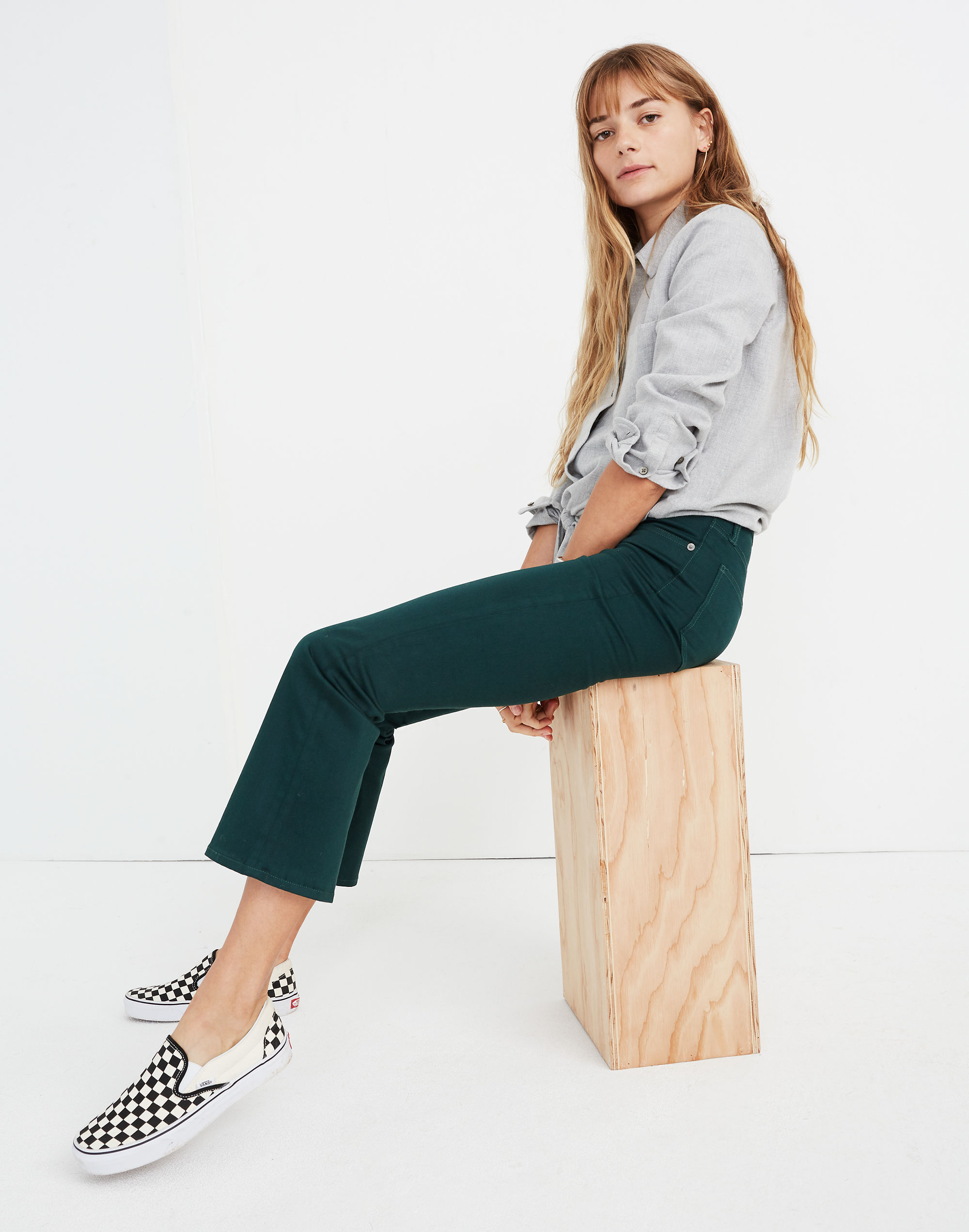 Cali Demi-Boot Sateen Jeans