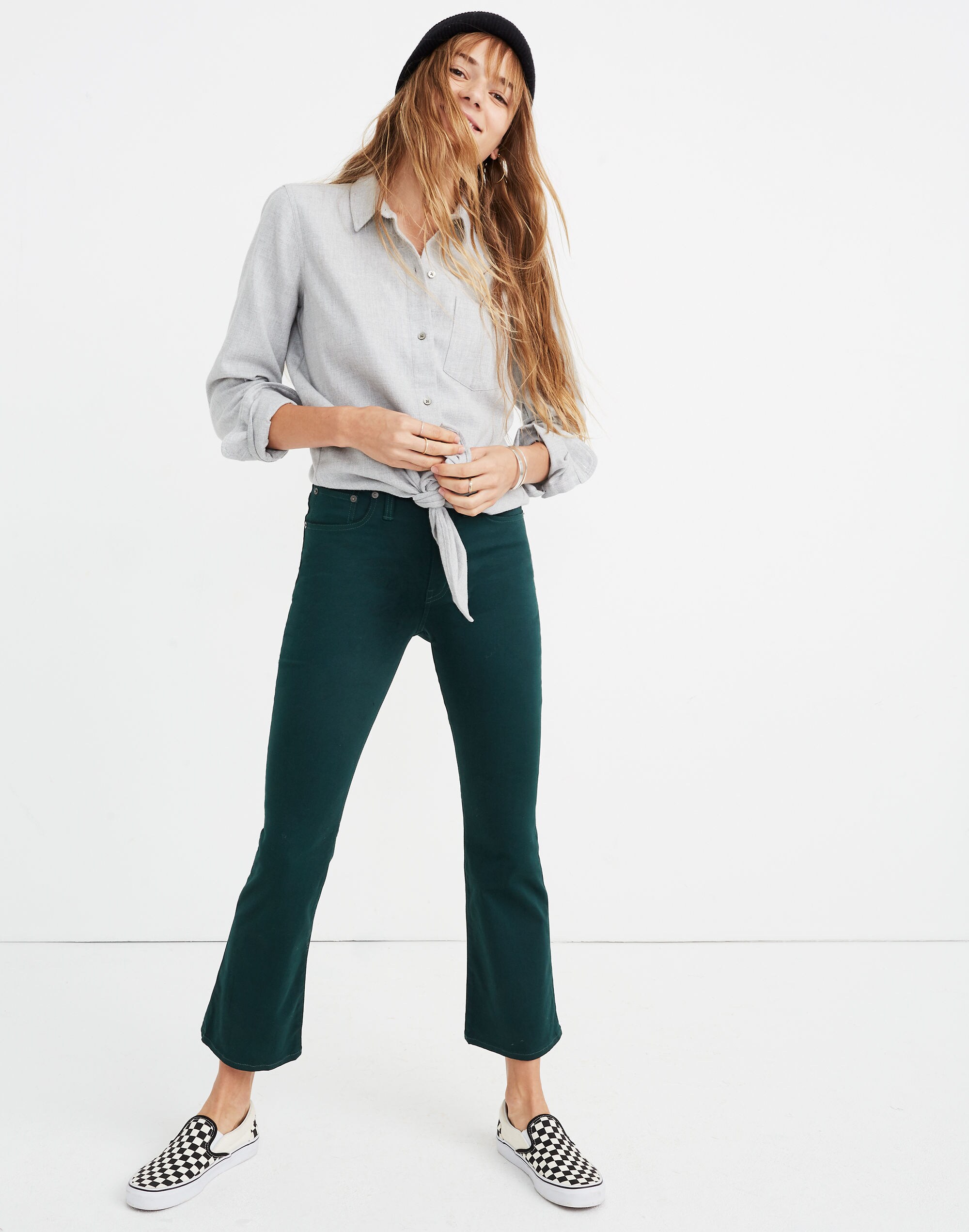 Cali Demi-Boot Sateen Jeans