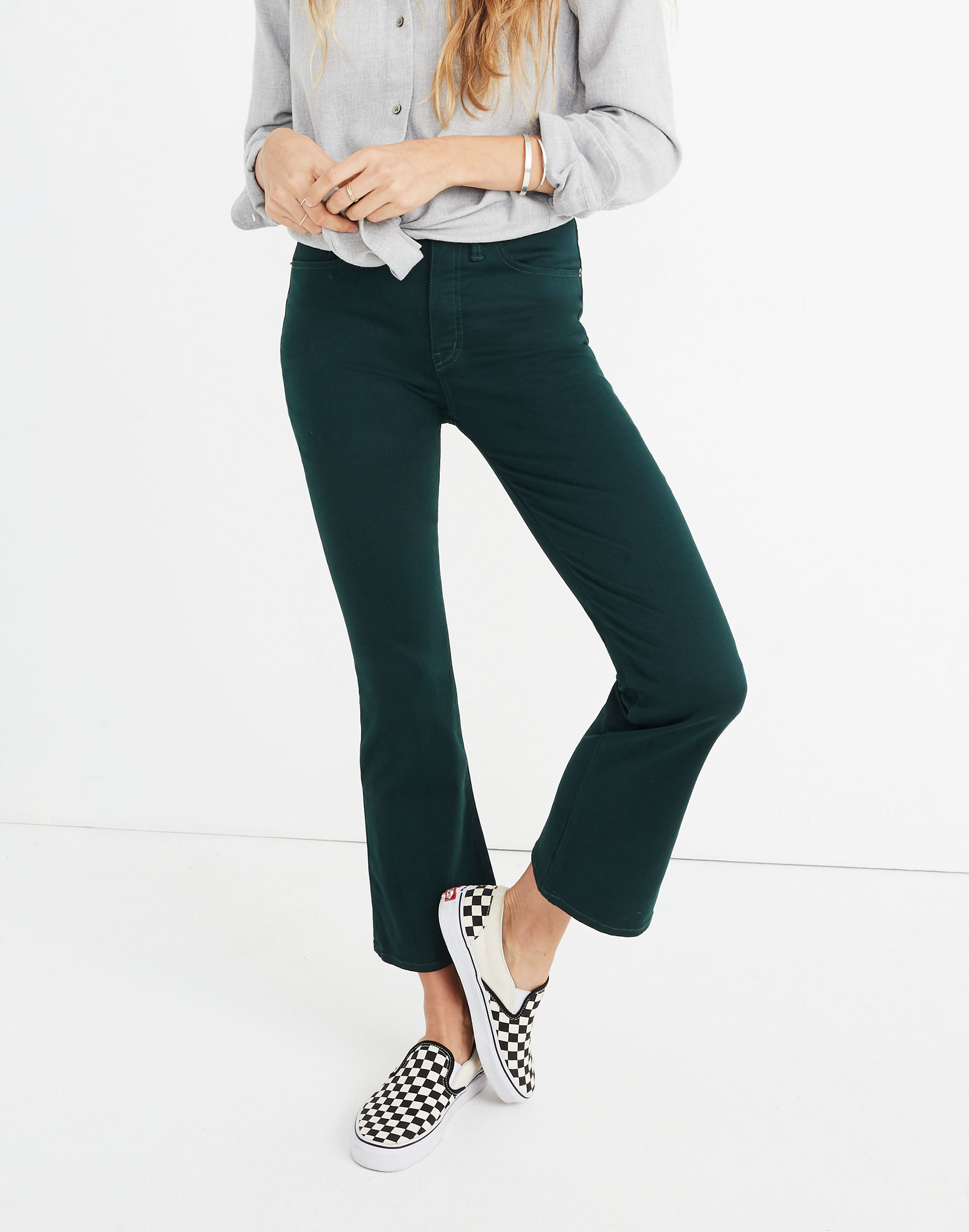 Cali Demi-Boot Sateen Jeans