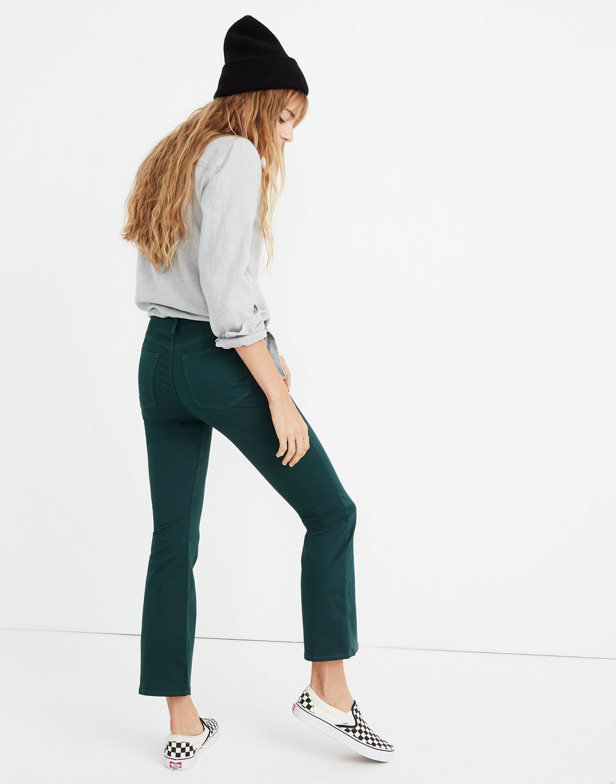 Cali Demi-Boot Sateen Jeans