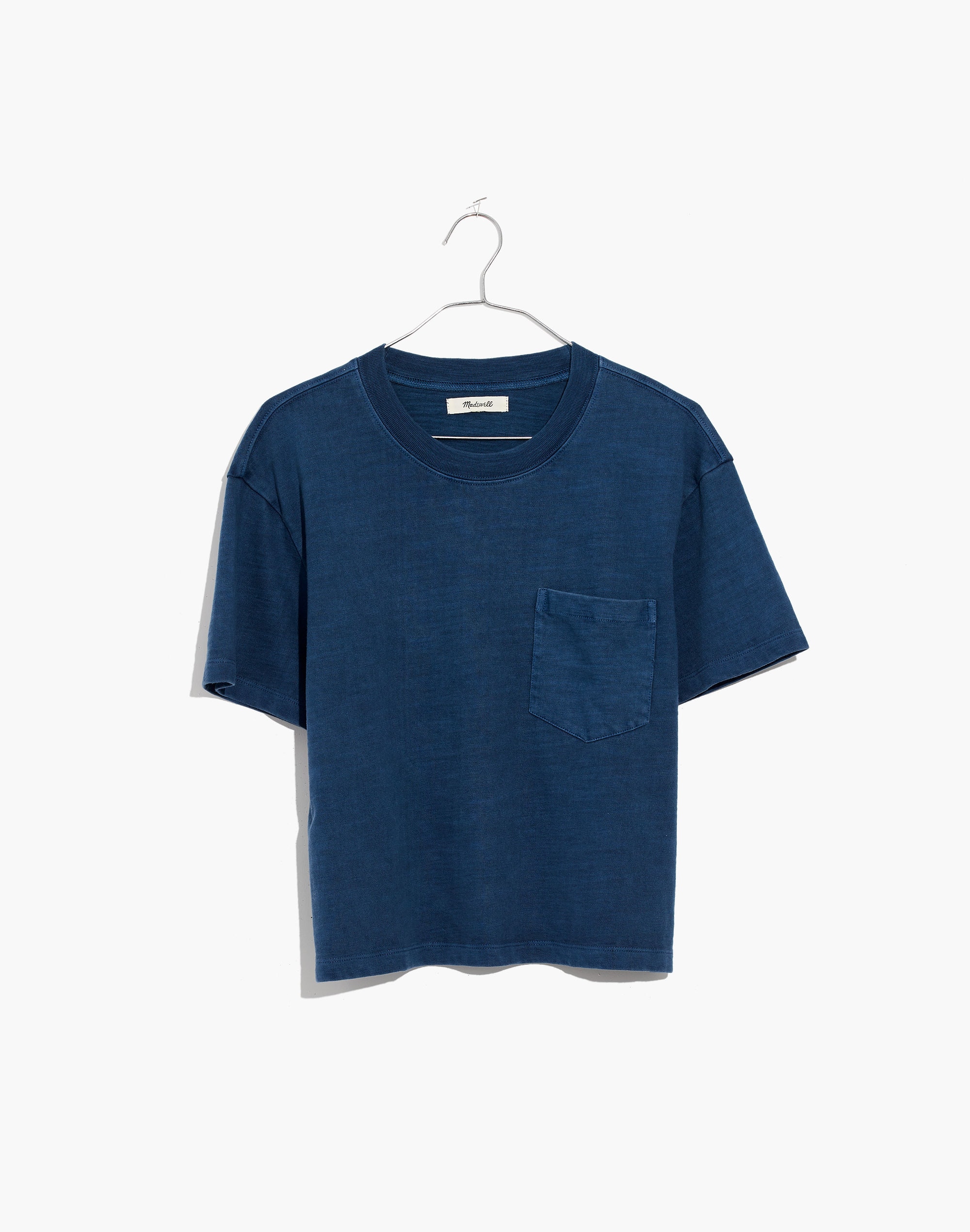 garment-dyed easy crop tee
