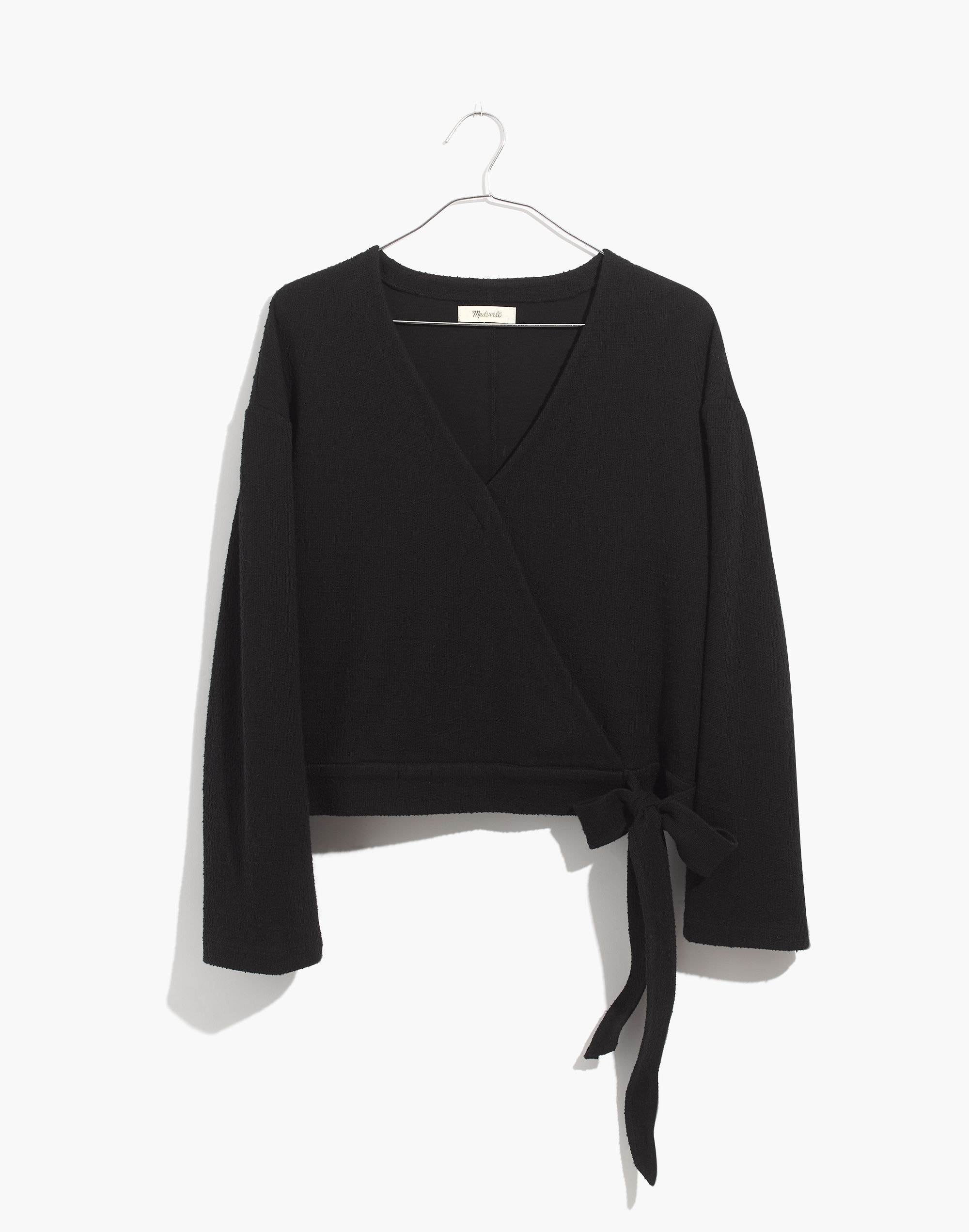 Texture &amp; Thread Wrap Top