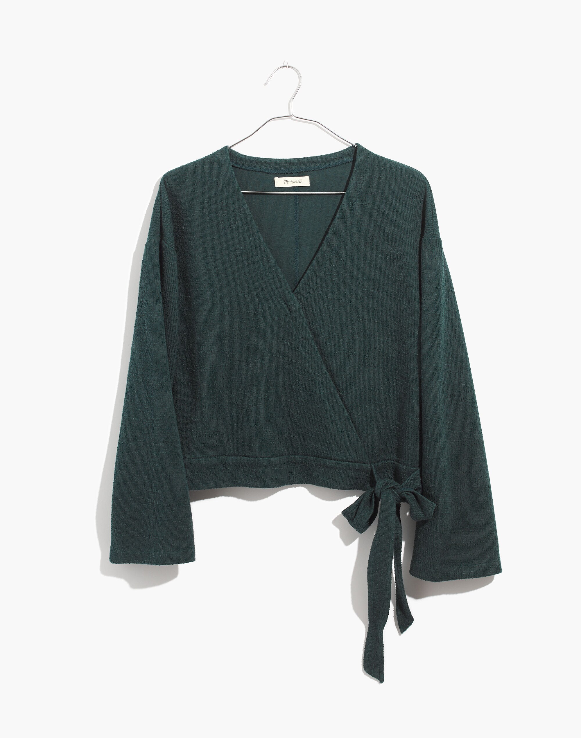 Texture &amp; Thread Wrap Top