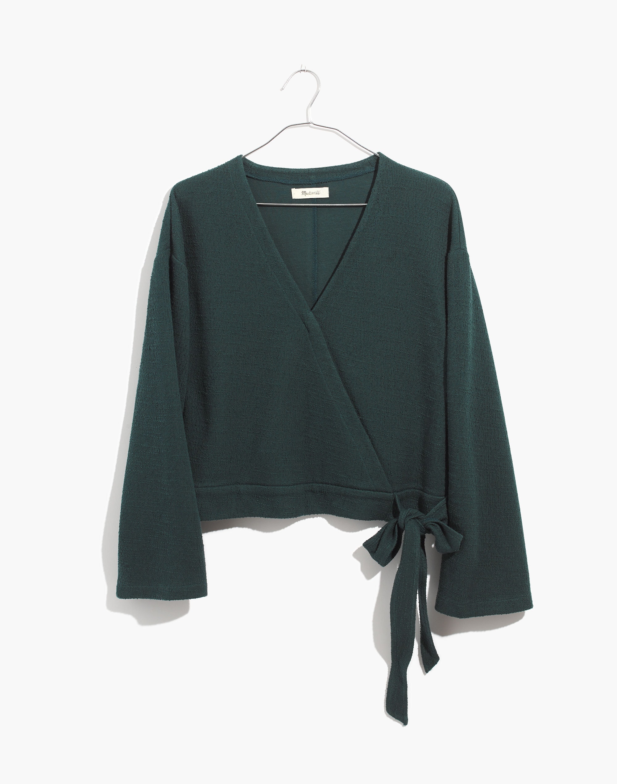 Texture &amp; Thread Wrap Top