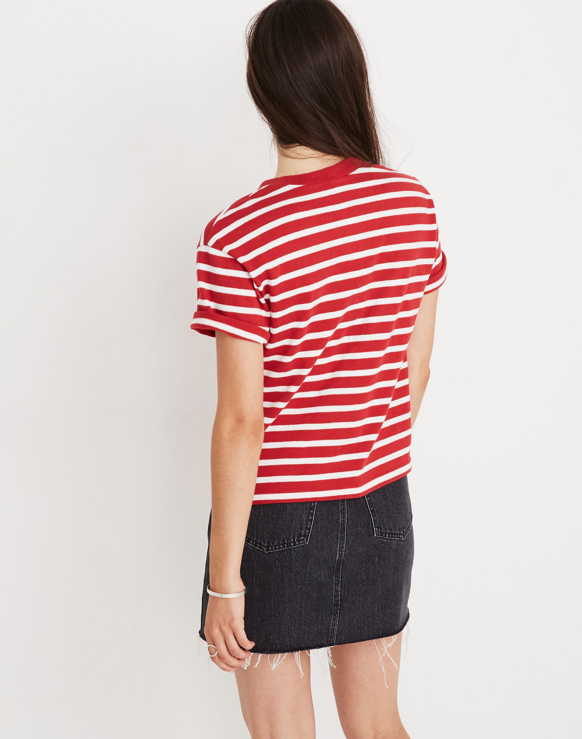 Striped Ciao For Now Tee