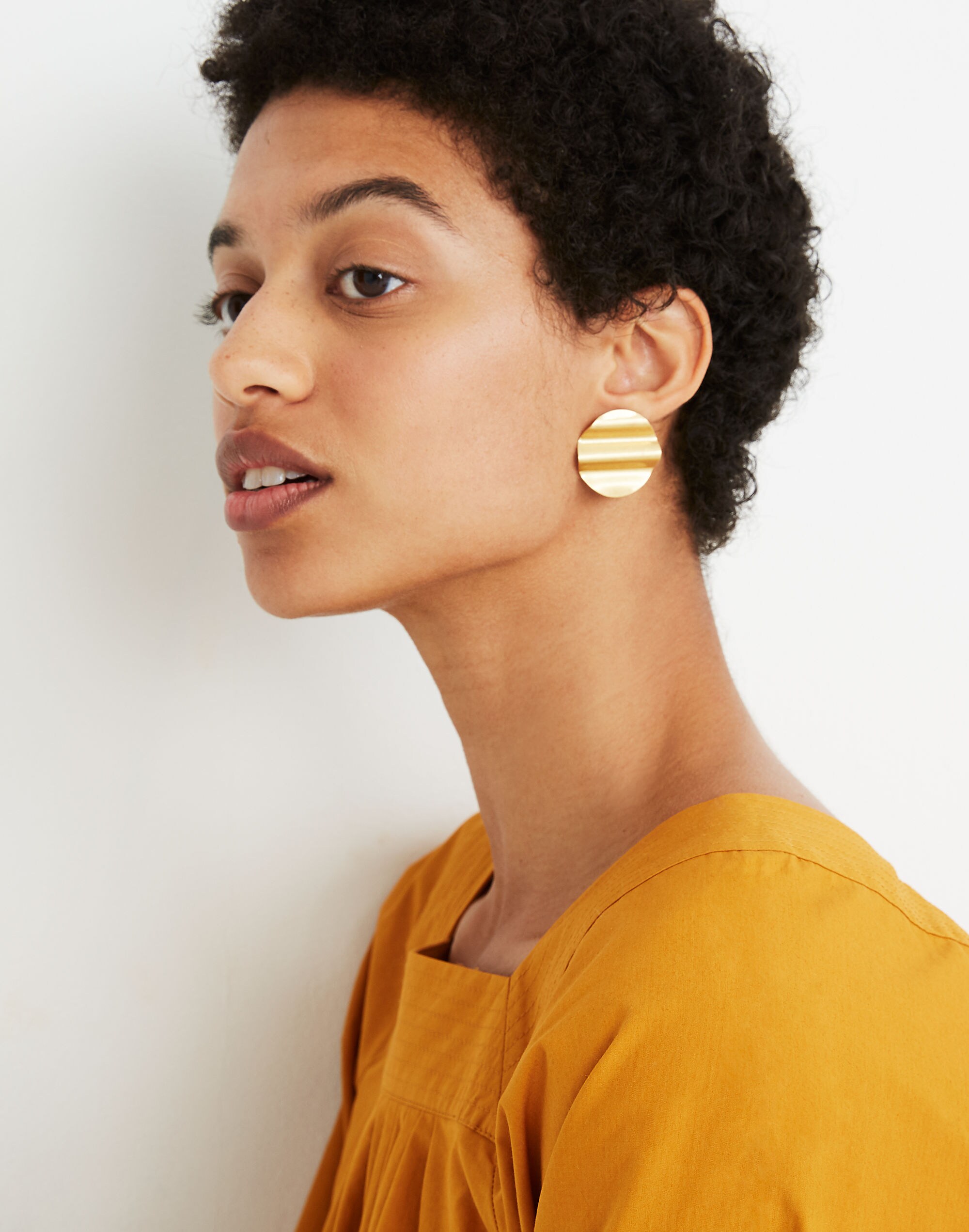 Waves Disc Earrings