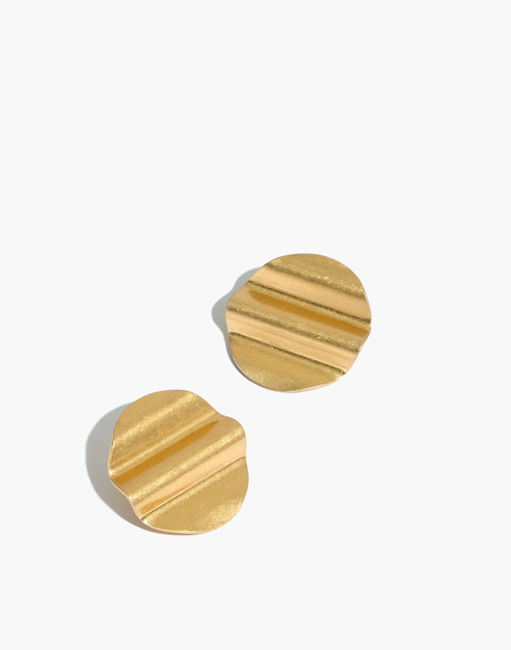 Waves Disc Earrings