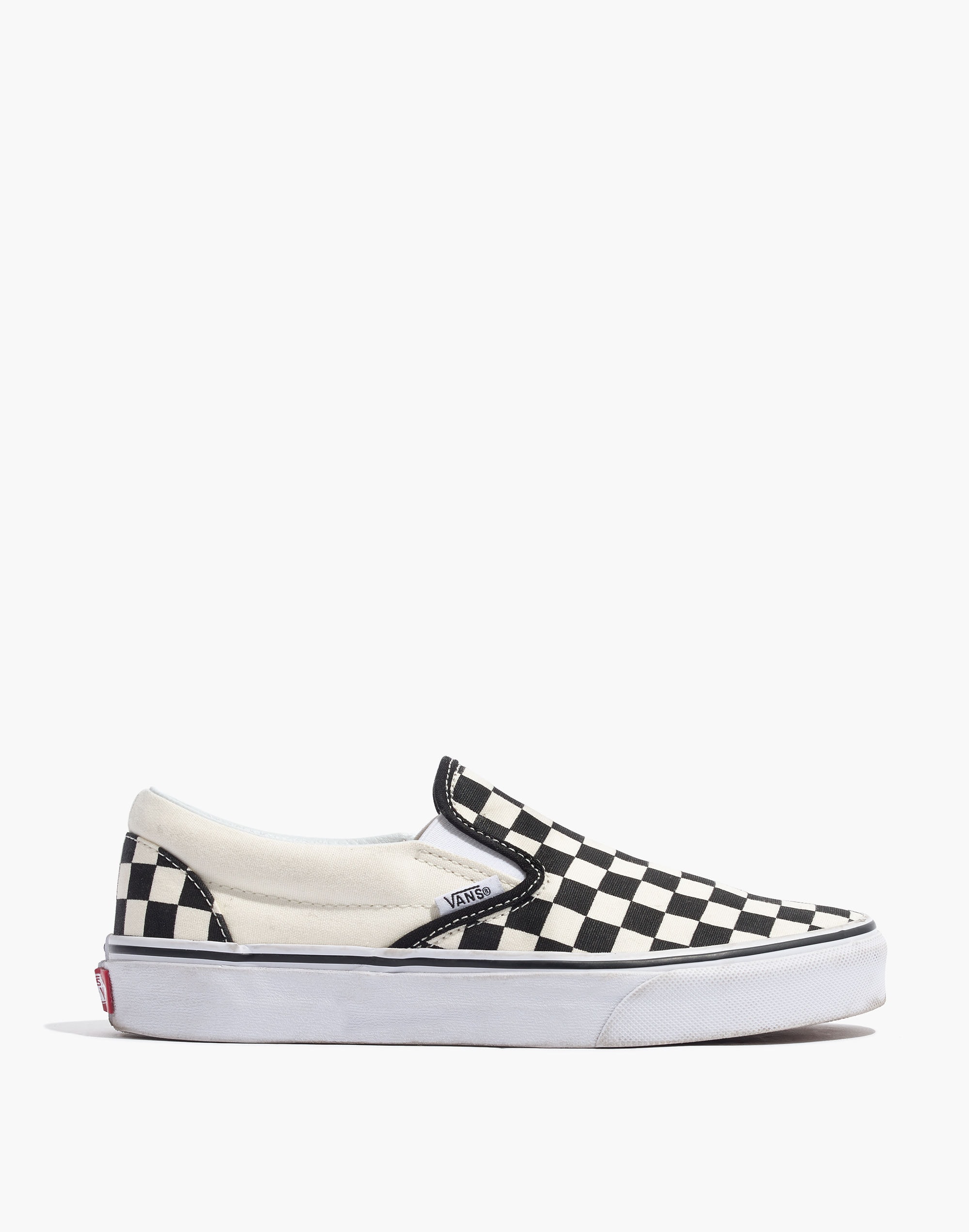 Vans&reg; Unisex Classic Slip-On Sneakers in Black Checkerboard