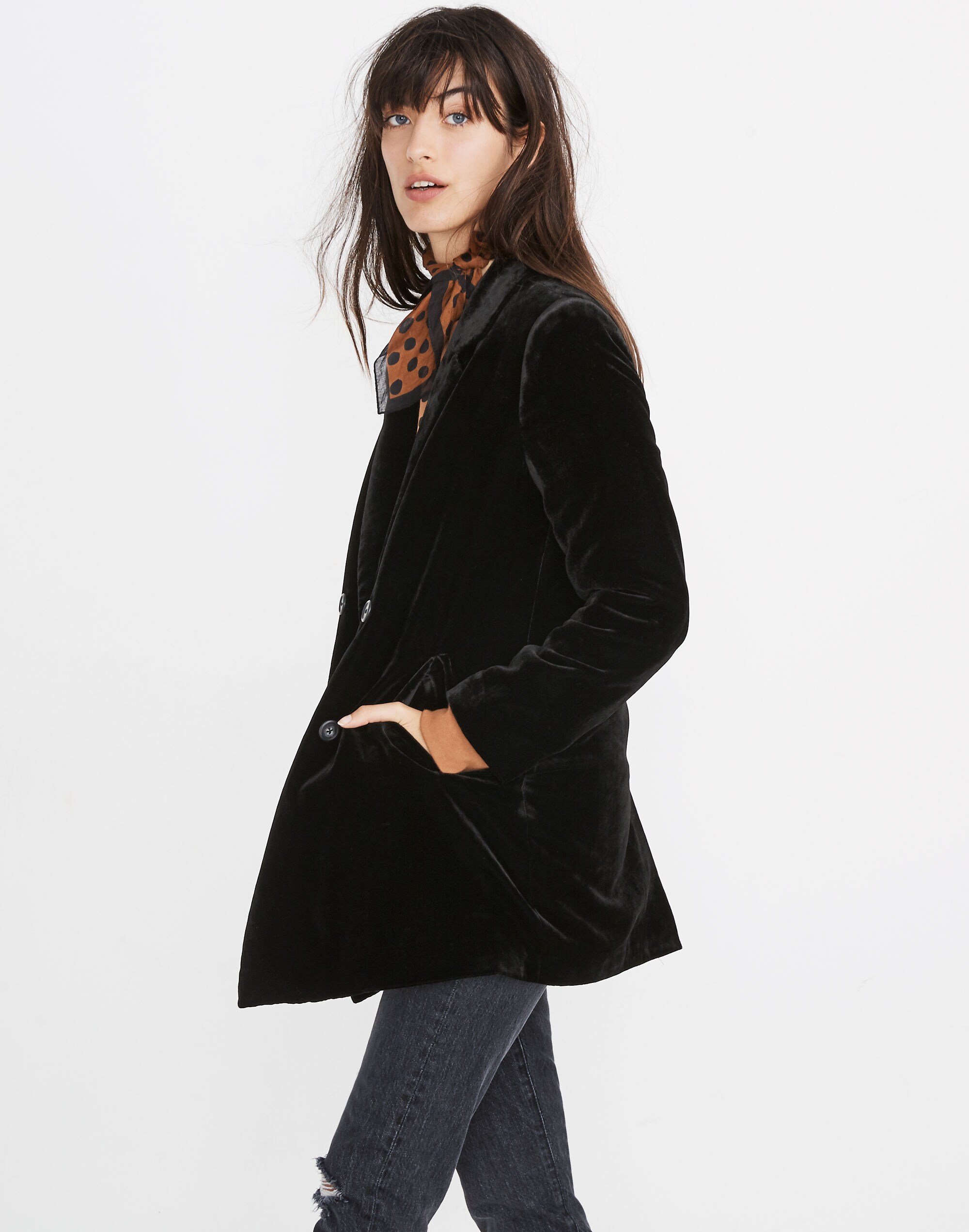 Velvet Caldwell Double-Breasted Blazer