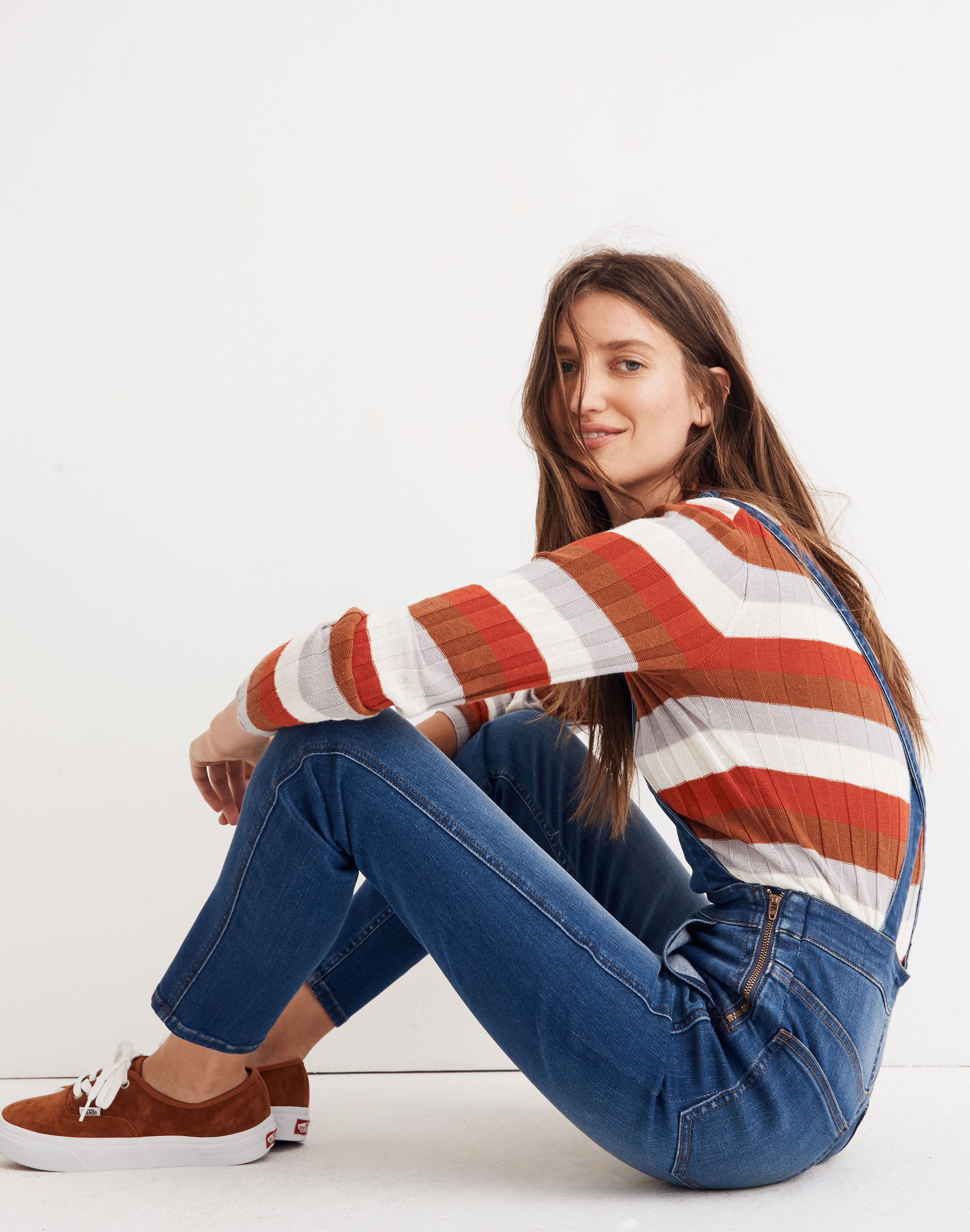 Skinny Overalls in Santiago Wash