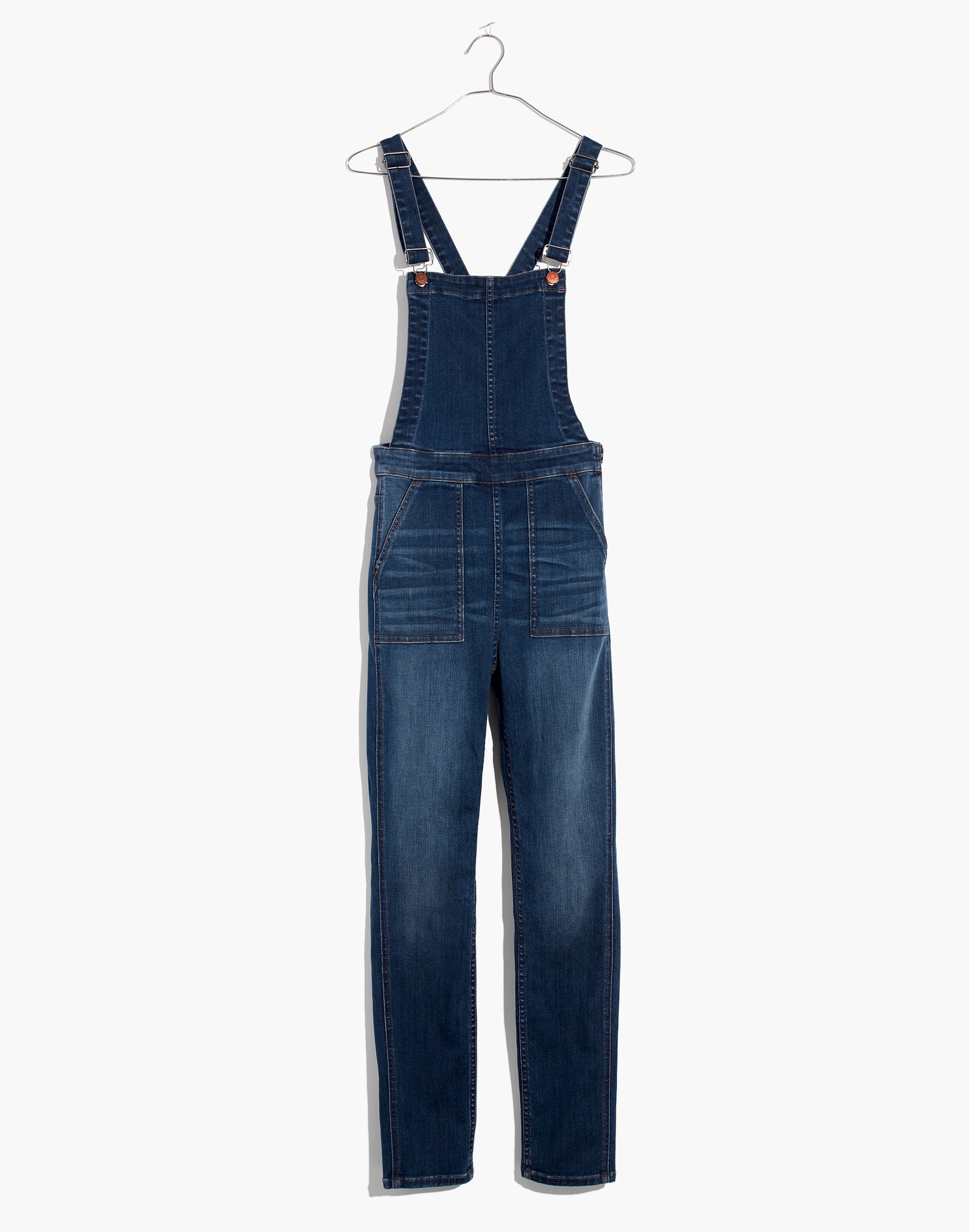 Skinny Overalls in Santiago Wash