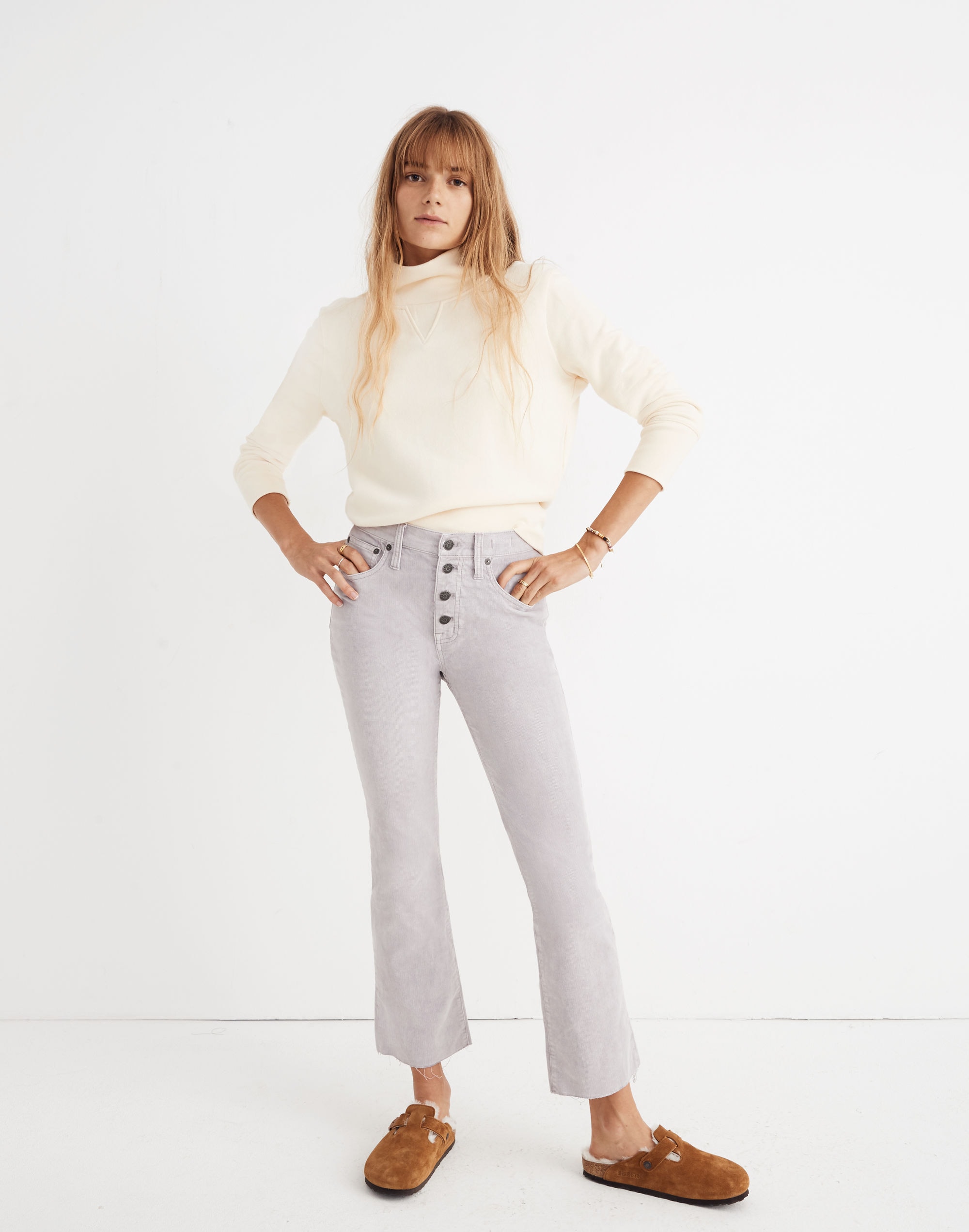 Cali Demi-Boot Jeans: Corduroy Edition