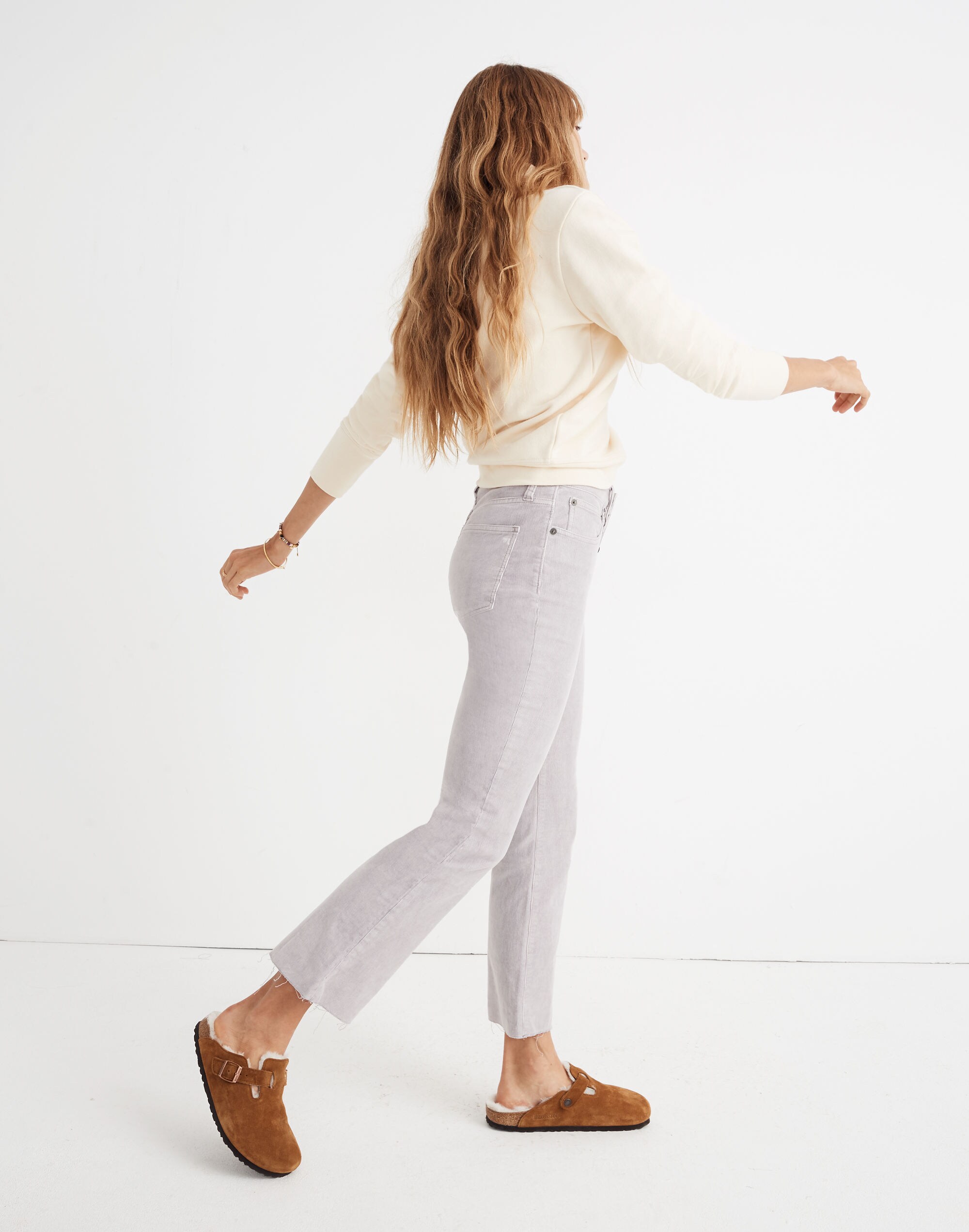 Cali Demi-Boot Jeans: Corduroy Edition