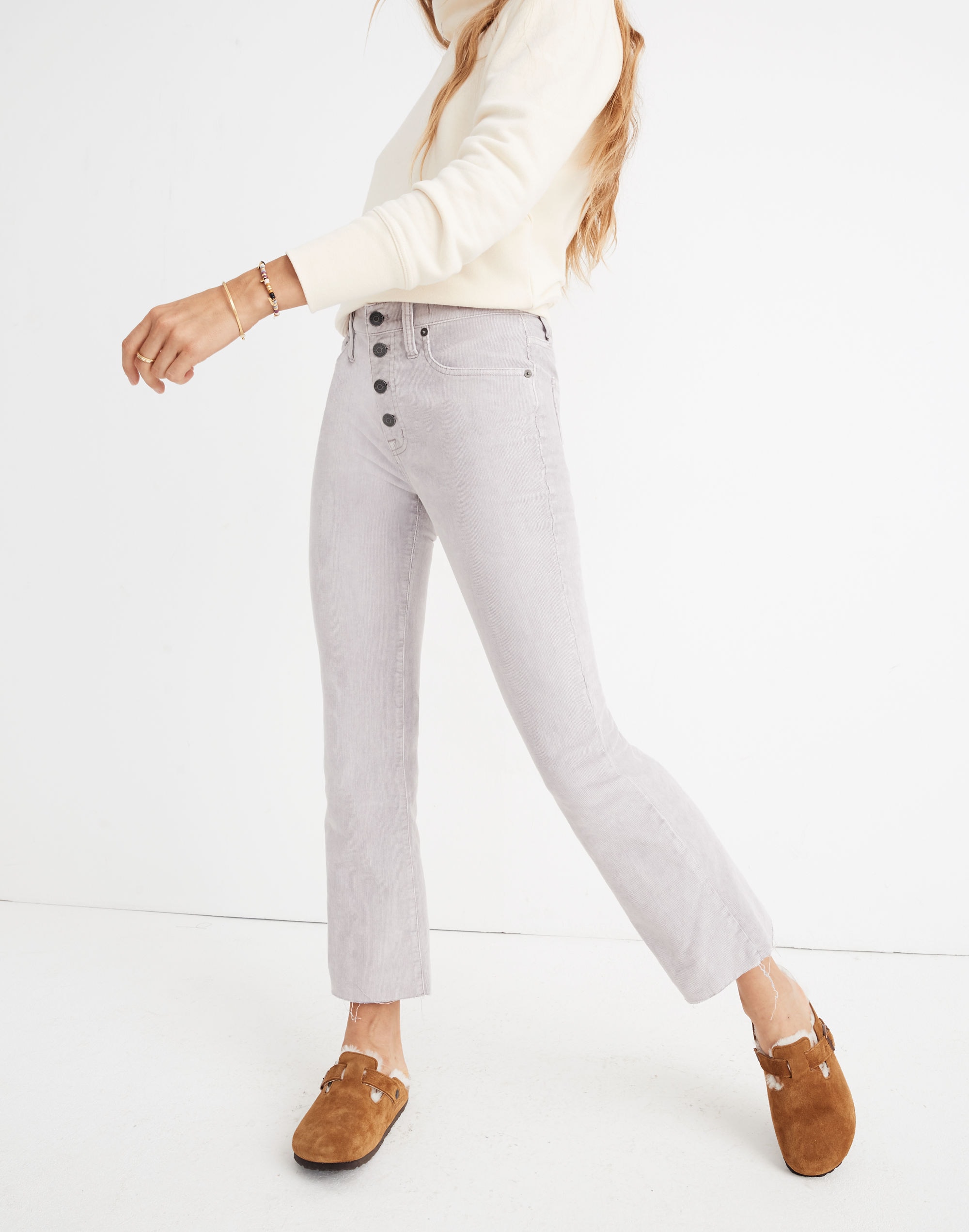 Cali Demi-Boot Jeans: Corduroy Edition
