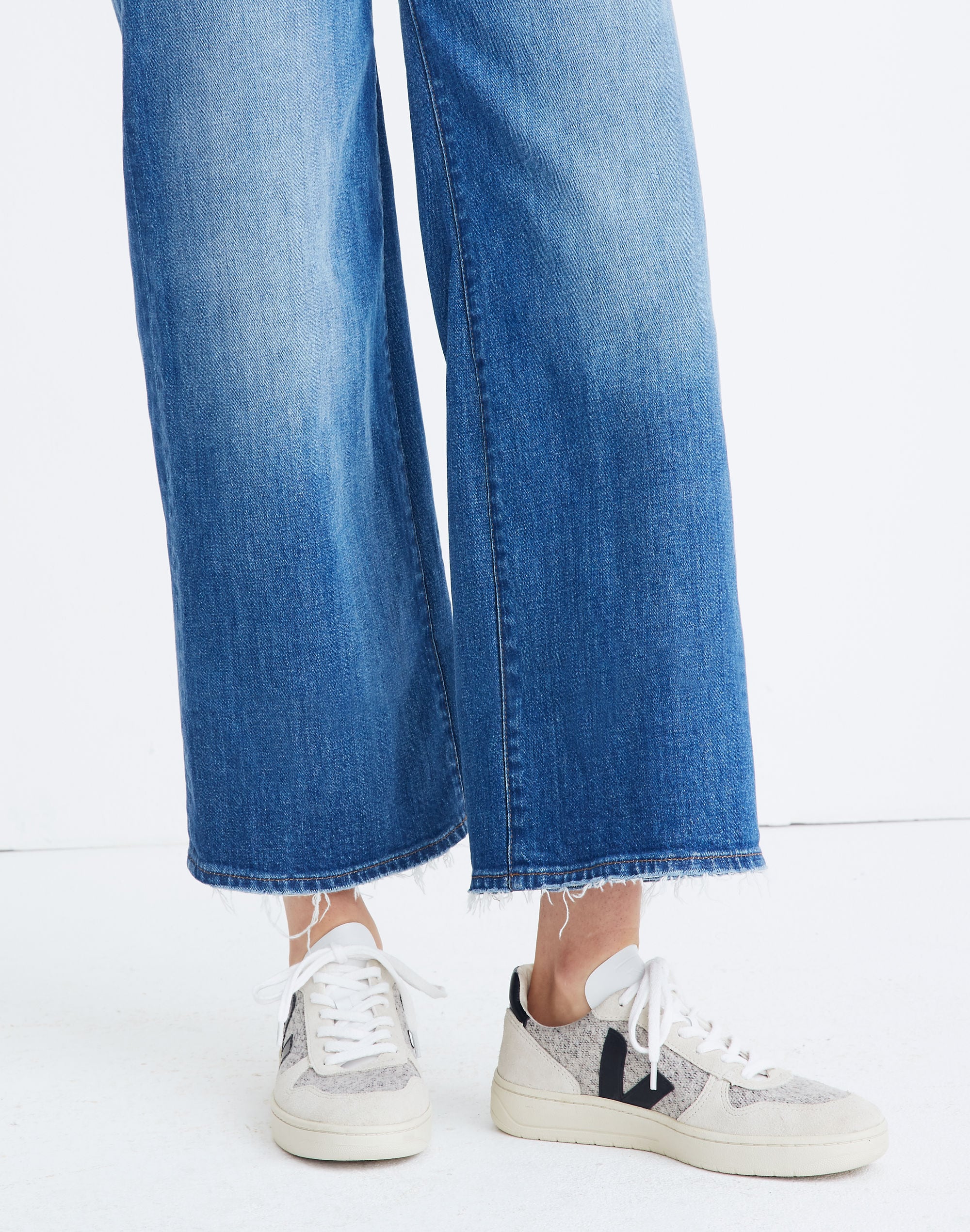 Veja&trade; V-10 Sneakers in Flannel and Suede