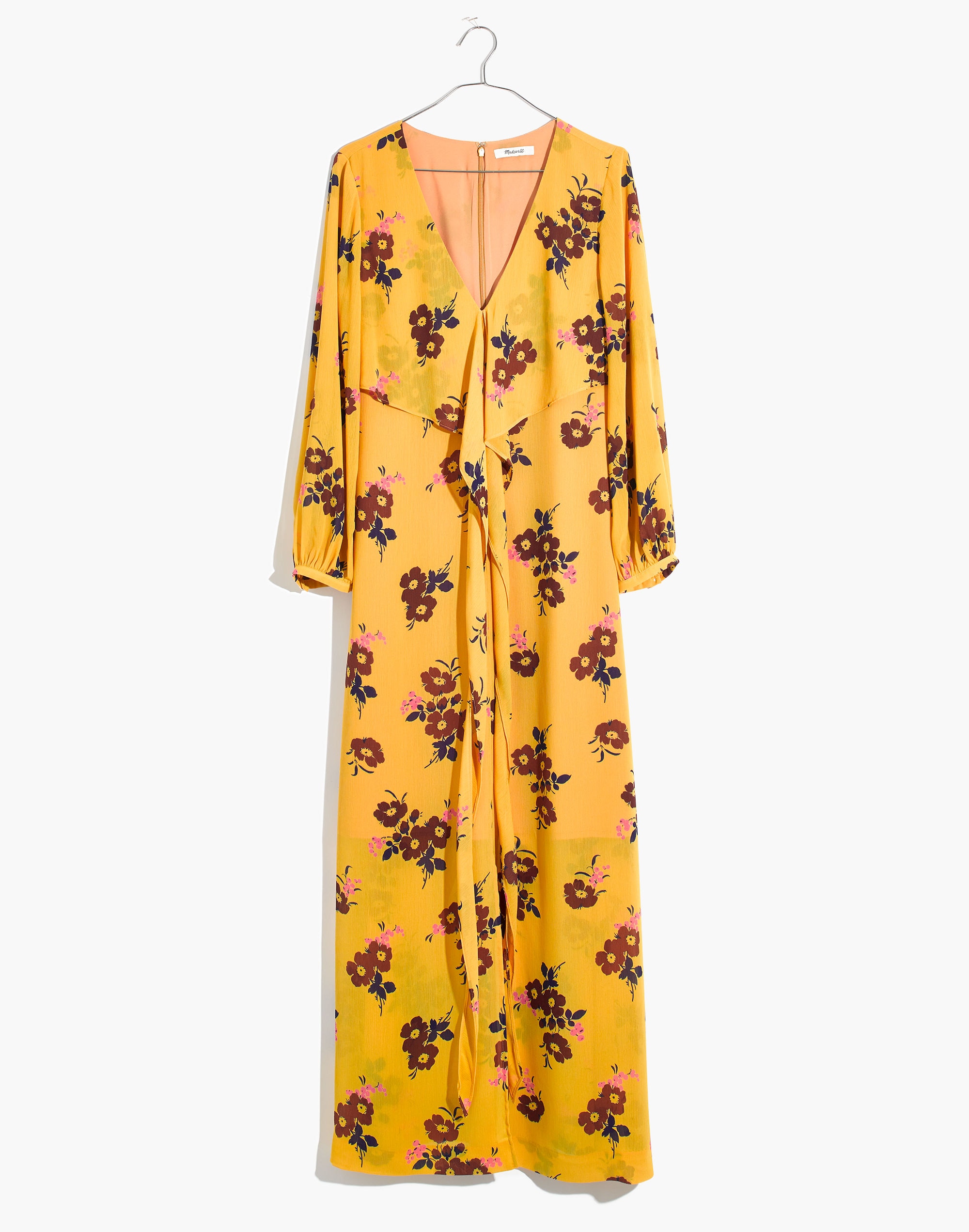 Wrap-Around Maxi Dress in Retro Bouquet