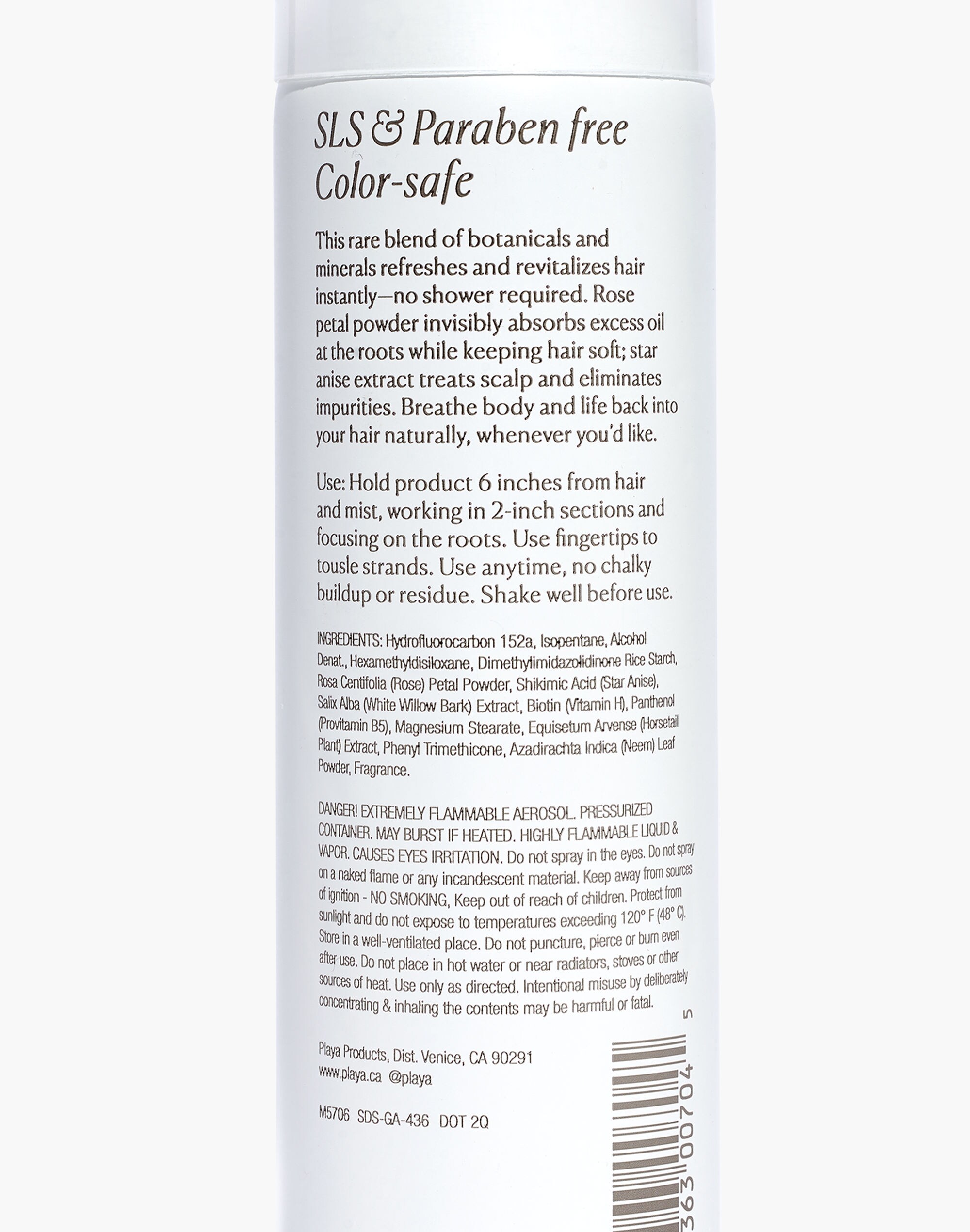 Playa Pure Dry Shampoo