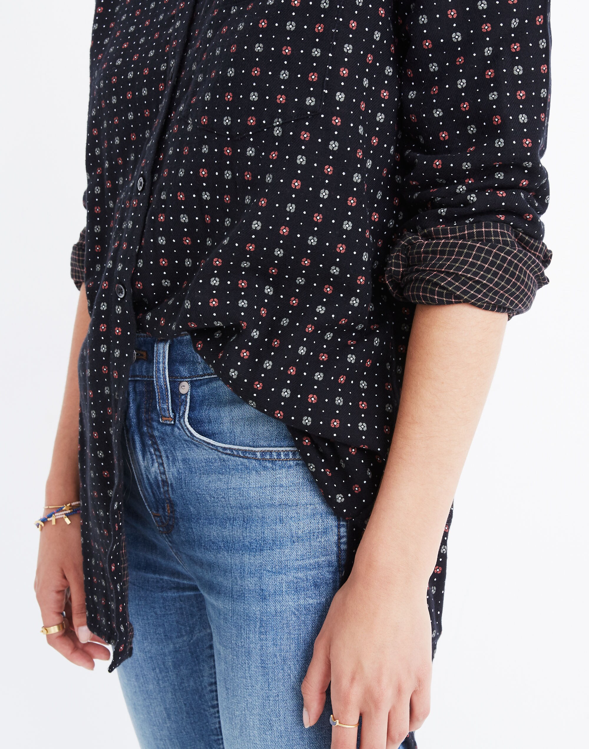 Oversized Ex-Boyfriend Shirt in Mayfair Foulard