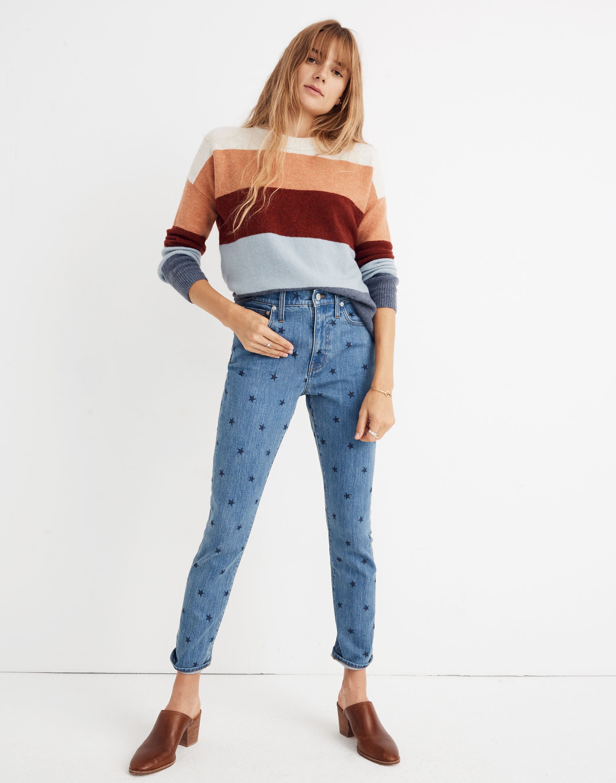 The High-Rise Slim Boyjean in Starry Night