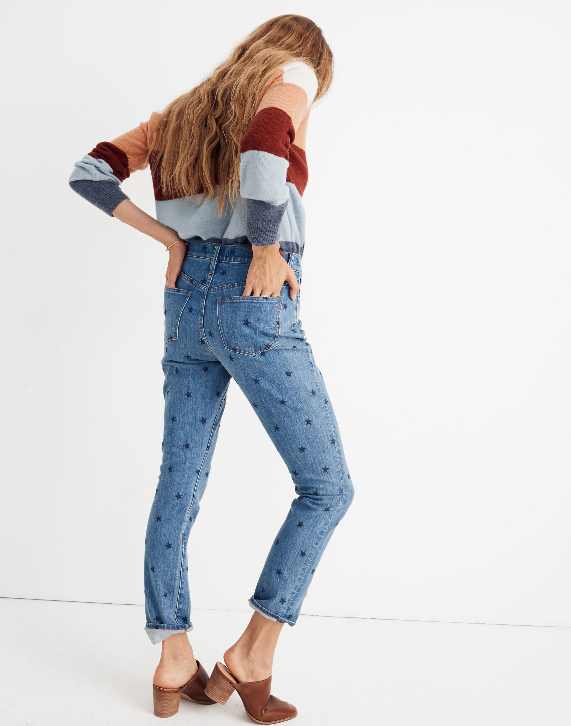 The High-Rise Slim Boyjean in Starry Night