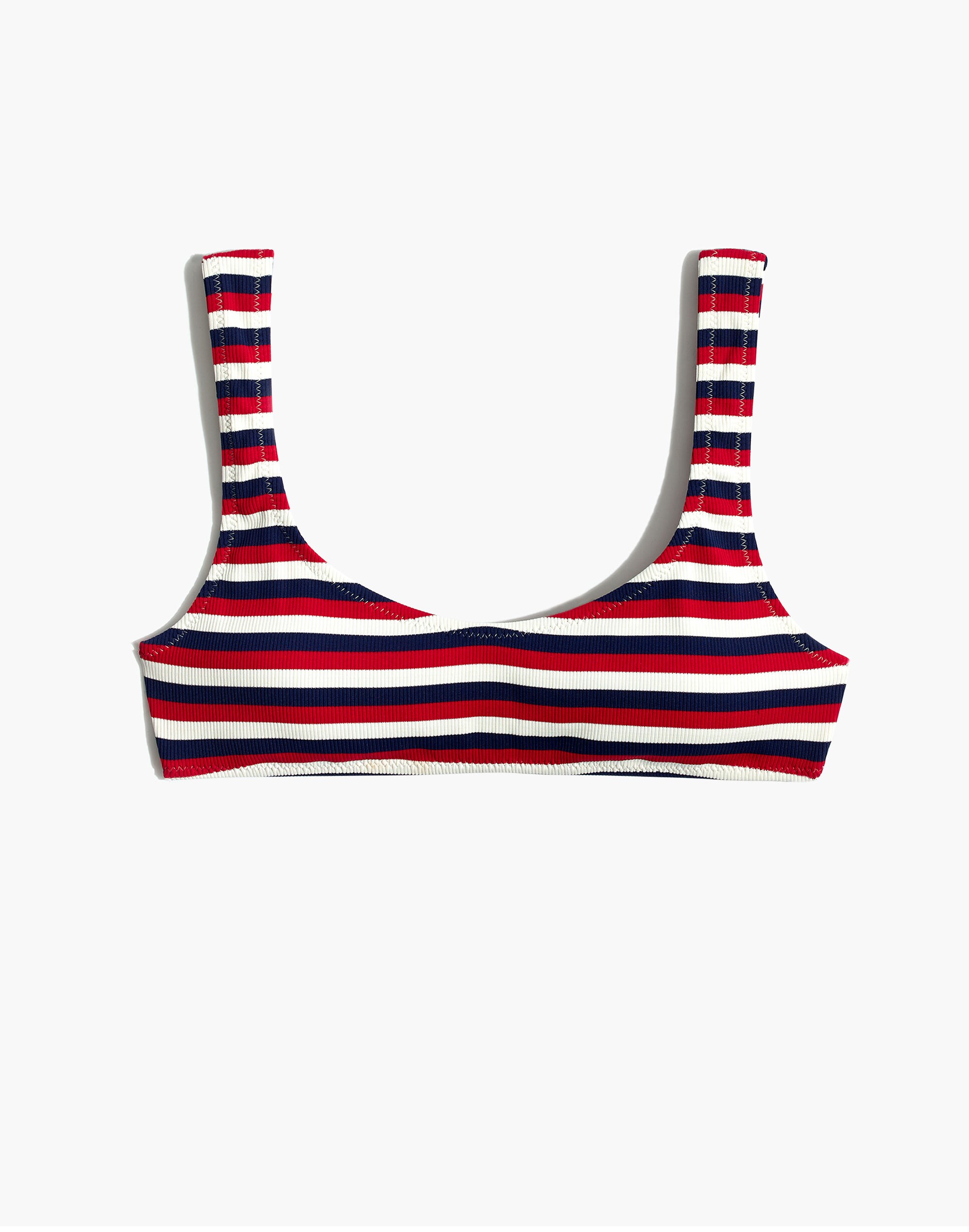 Solid &amp; Striped&reg; Elle Bikini Top in American Stripe
