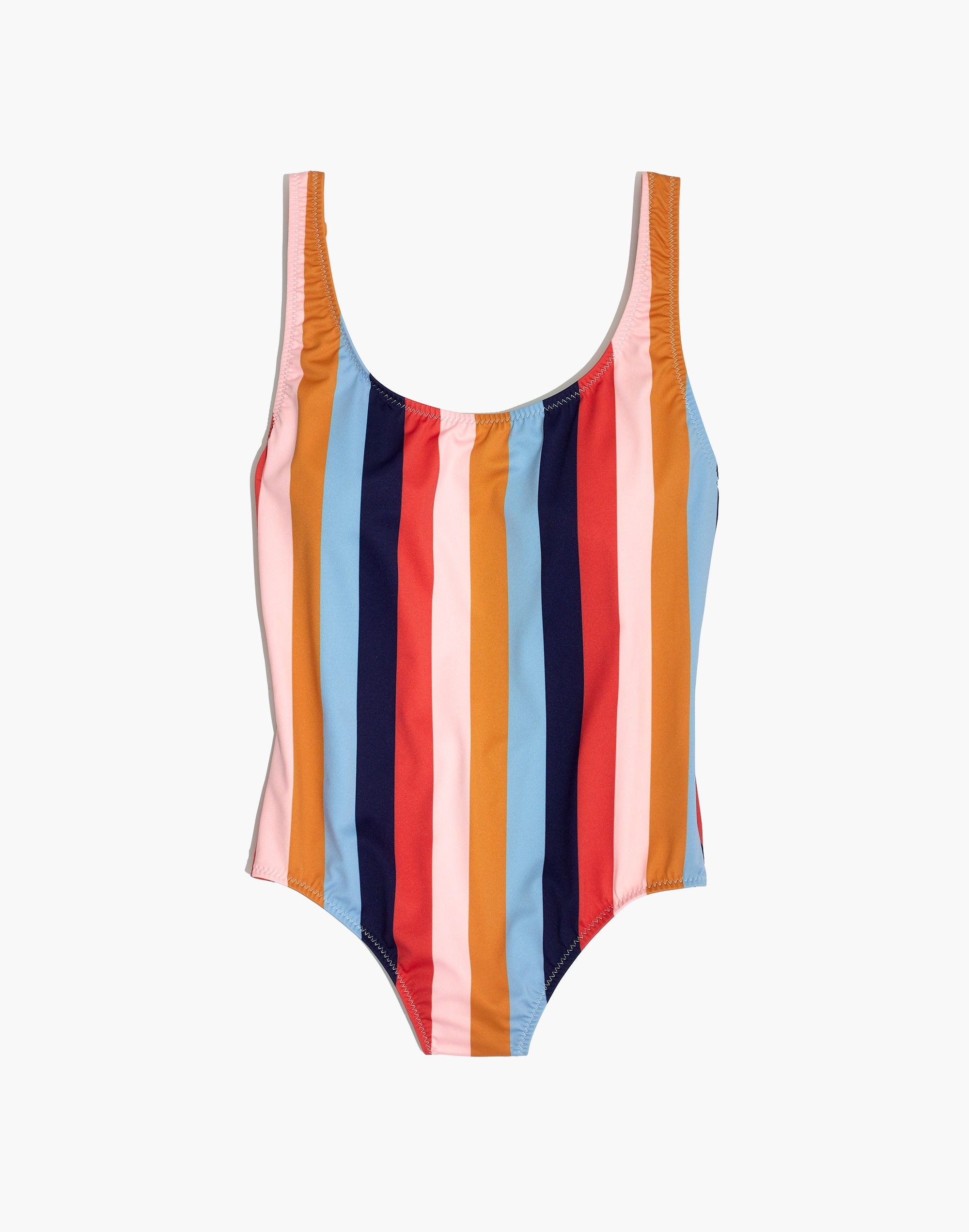 Madewell x Solid &amp; Striped&reg; Anne-Marie One-Piece Swimsuit in Sahara Stripe